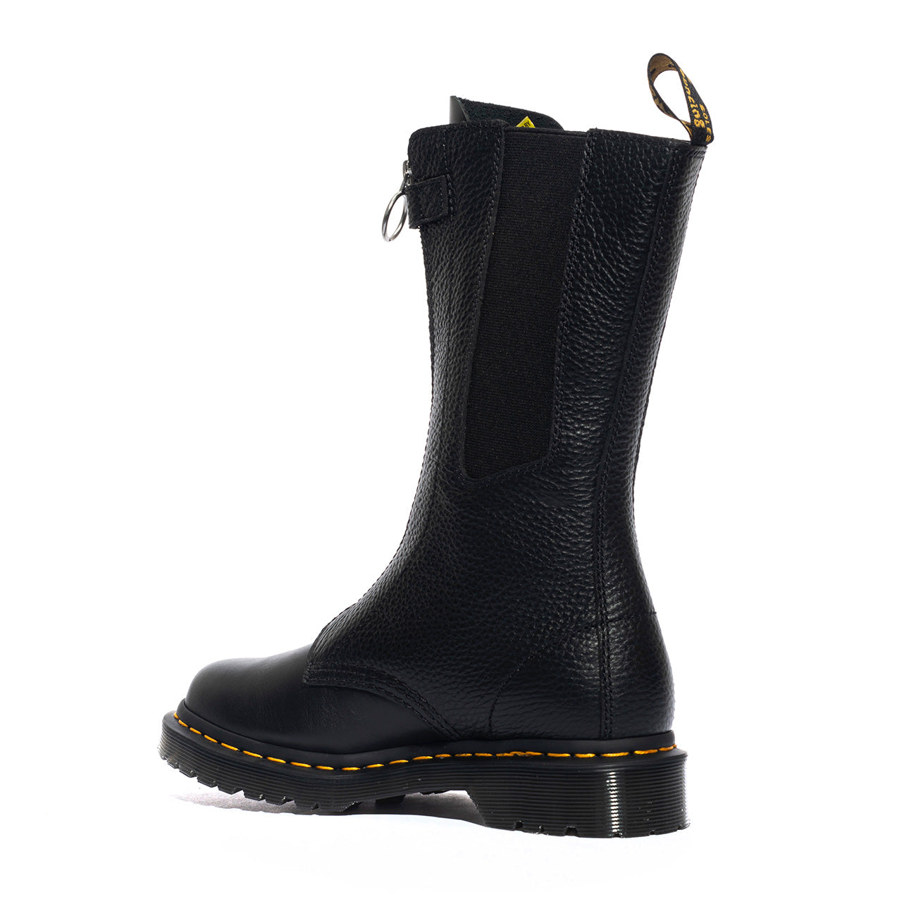 Stivali Dr. Martens 1B99 Front Zip BLACK WANAMA+MILLED NAPPA