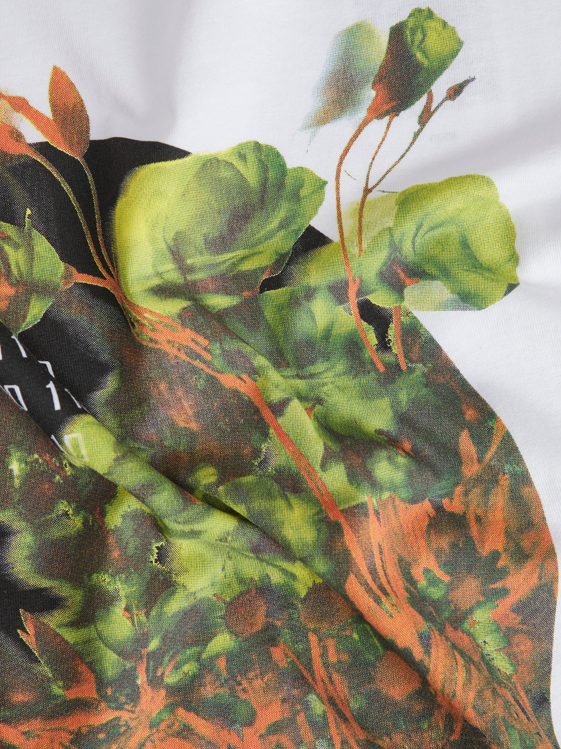 T-Shirt Jack E Jones Jcofloral Tee Ss Crew Neck Gc WHITE
