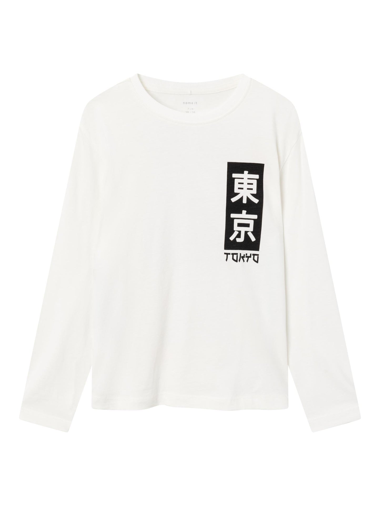 T-Shirt Name It Nkmsnude Ls Loose Top JET STREAM
