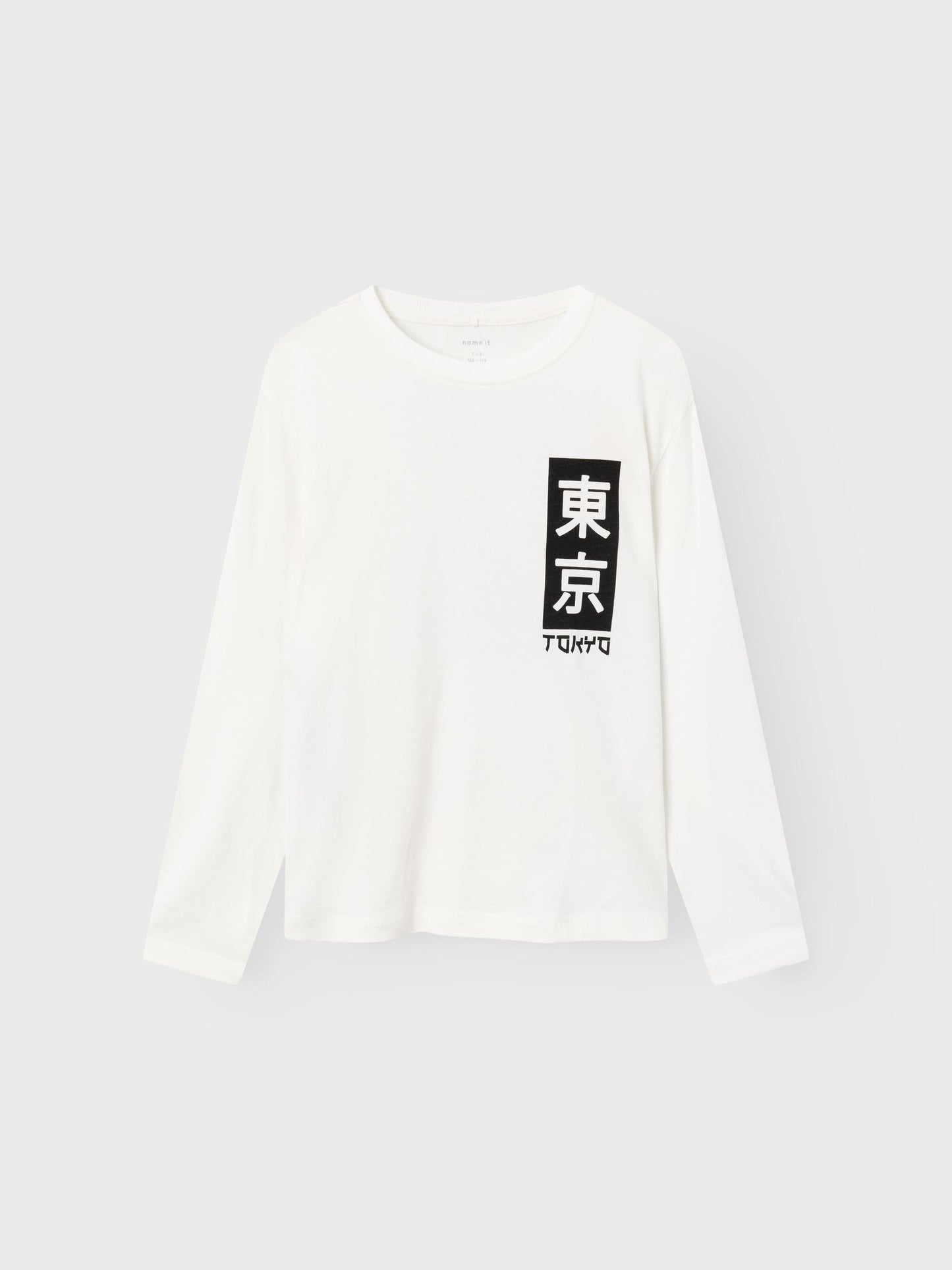 T-Shirt Name It Nkmsnude Ls Loose Top JET STREAM