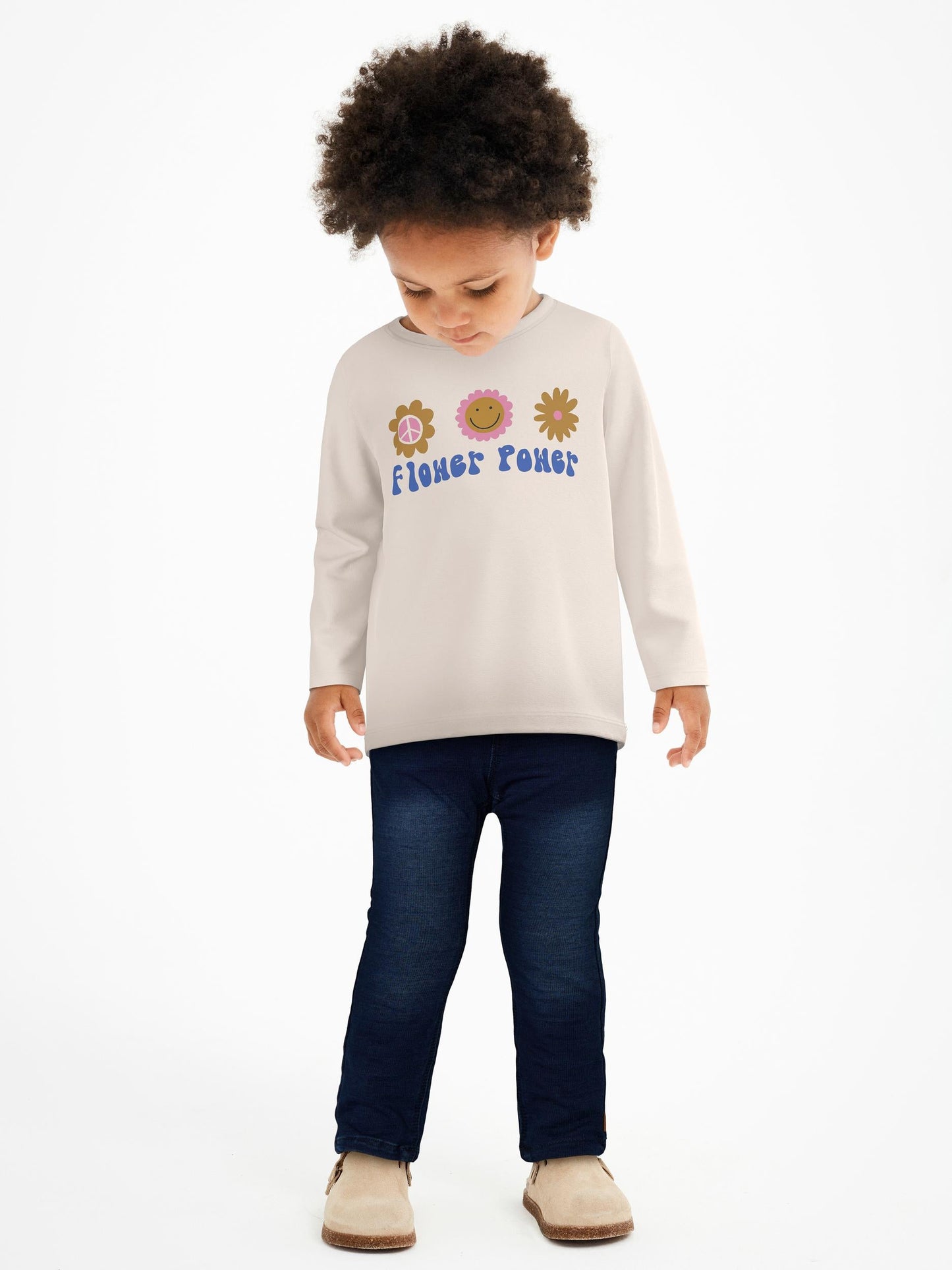 T-Shirt Name It Nmfvix Ls Top O1 JET STREAM