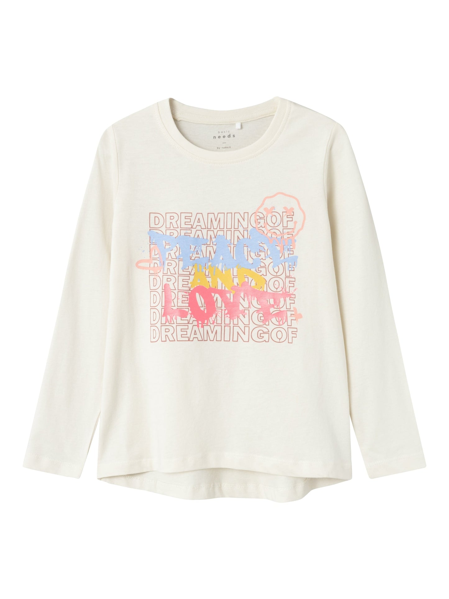 T-Shirt Name It Nkfviolet Ls Loose Top JET STREAM
