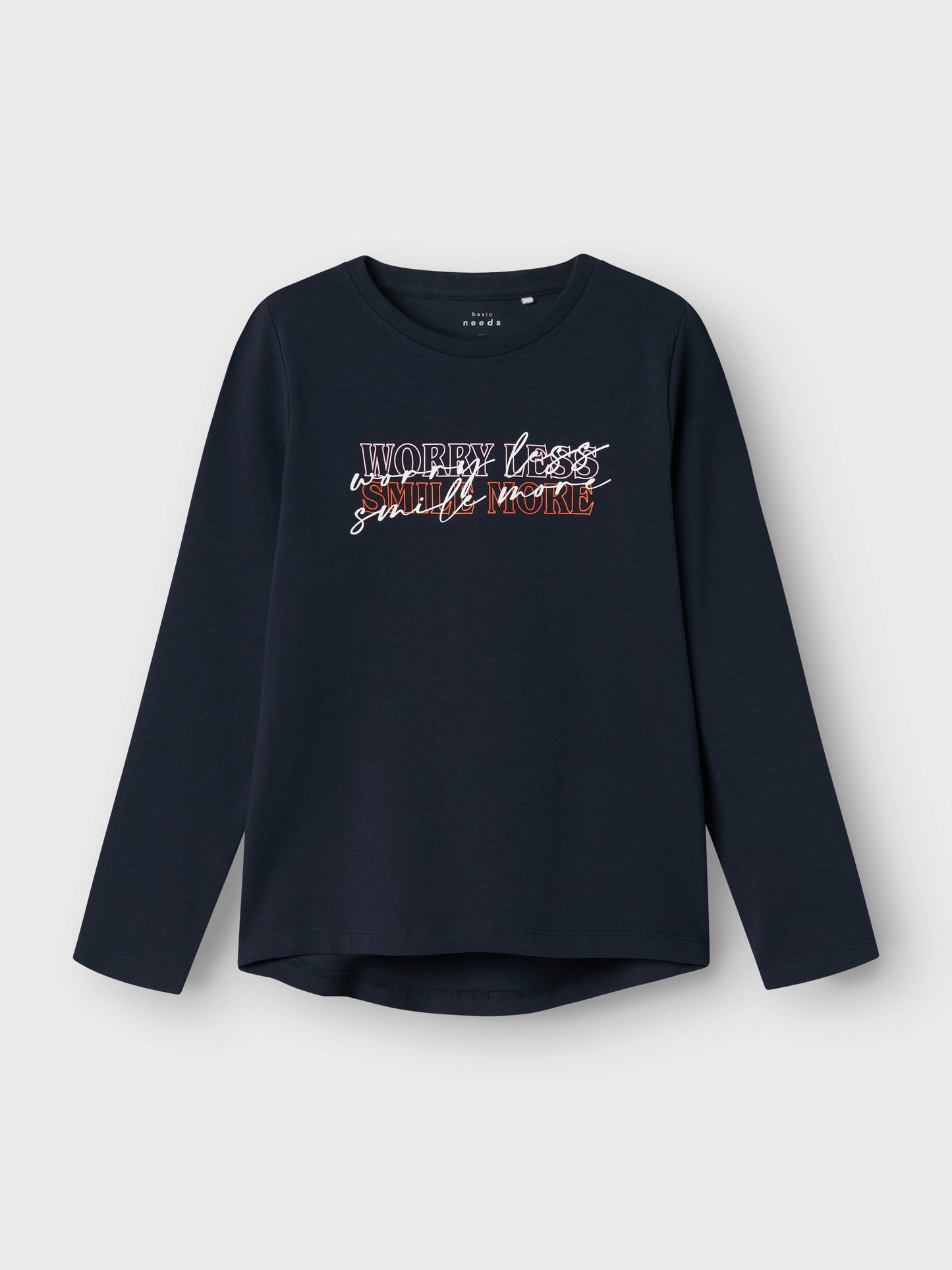 T-shirt Name It NKFVIX LS TOP DARK SAPPHIRE