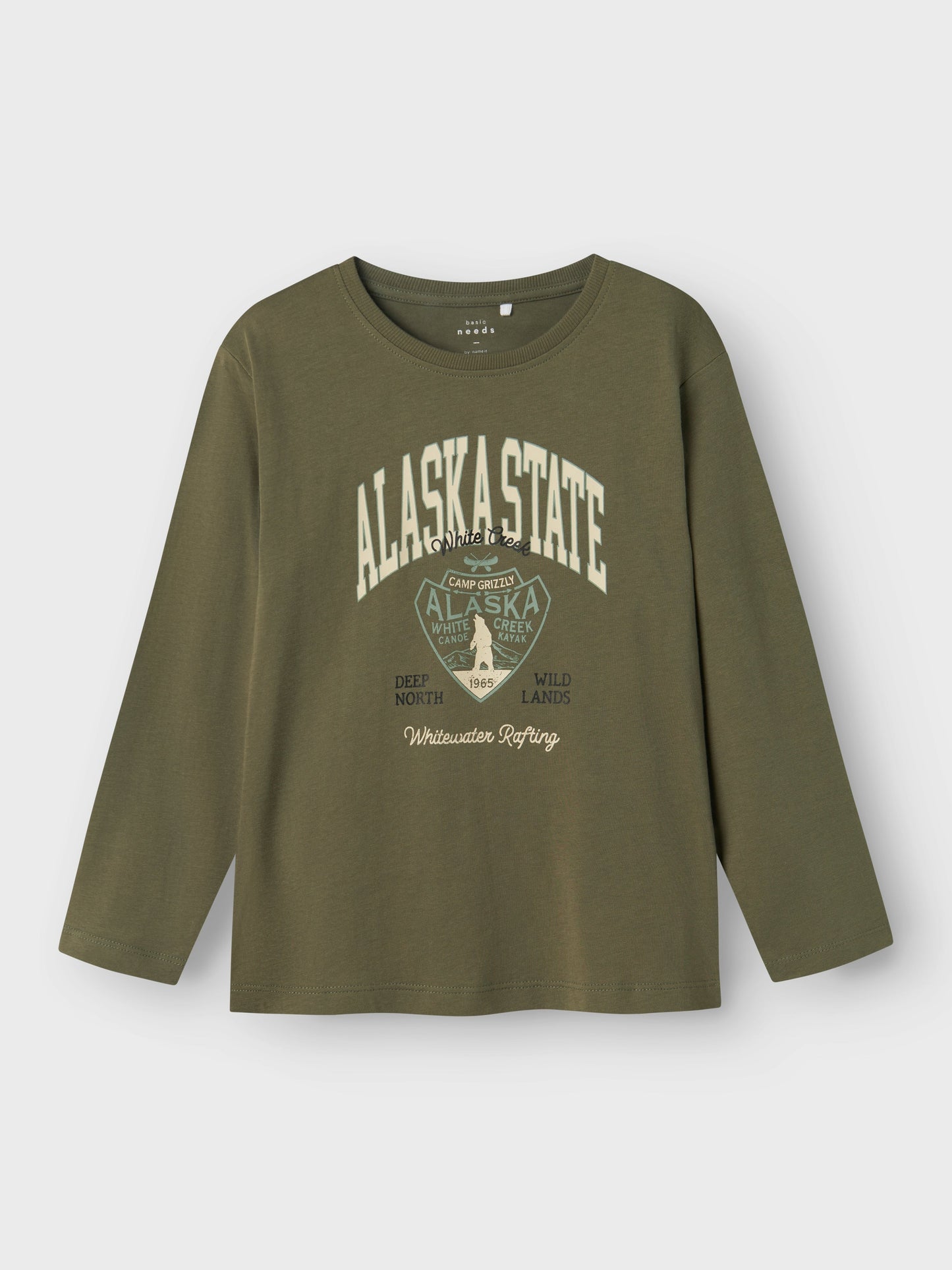 T-shirt Name It NKMVAGNO LS LOOSE TOP TEA LEAF