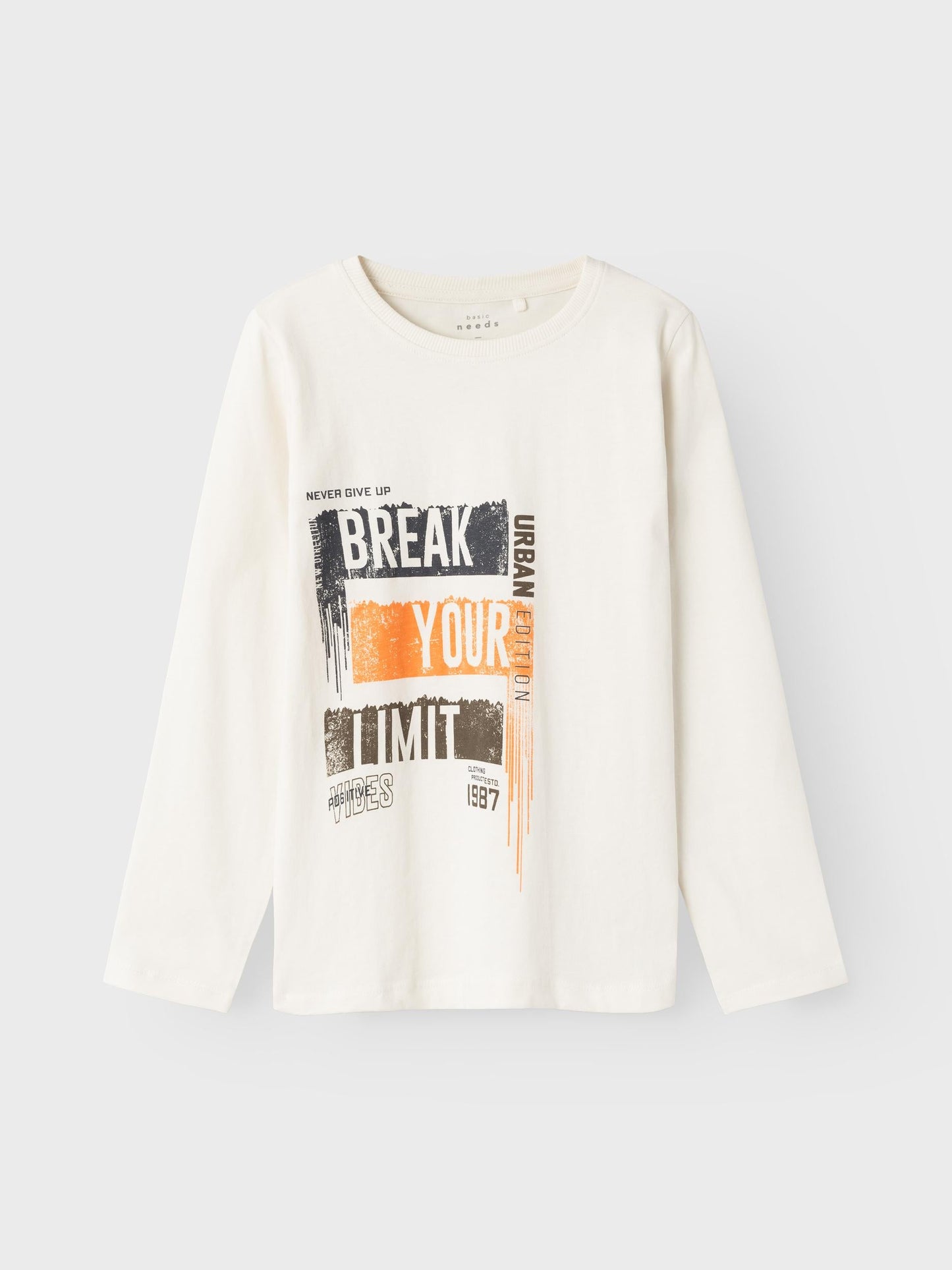 T-Shirt Name It Nkmvictor Ls Top Verde JET STREAM
