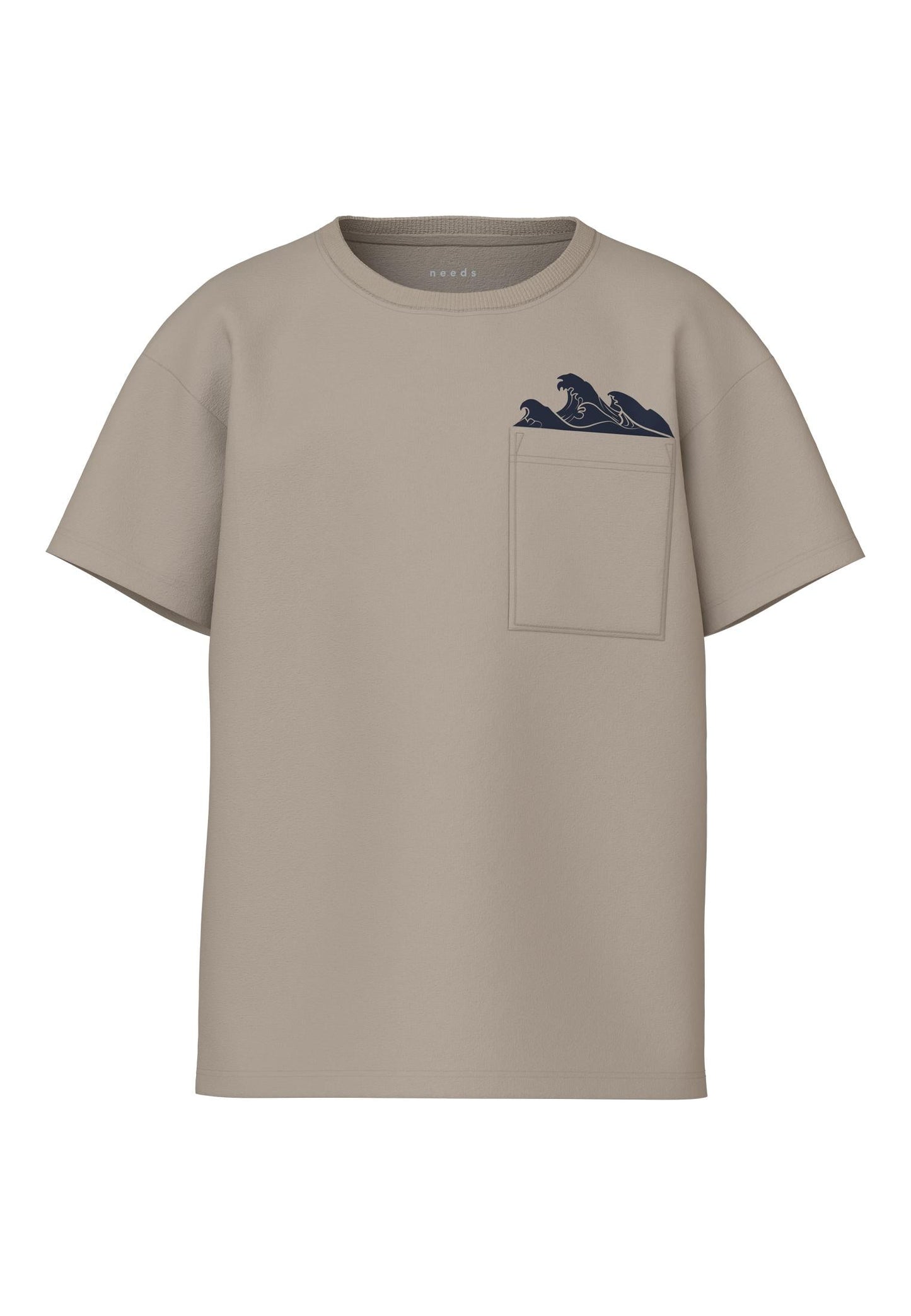 T-Shirt Name It Nkmvilian Ss Boxy Top PURE CASHMERE
