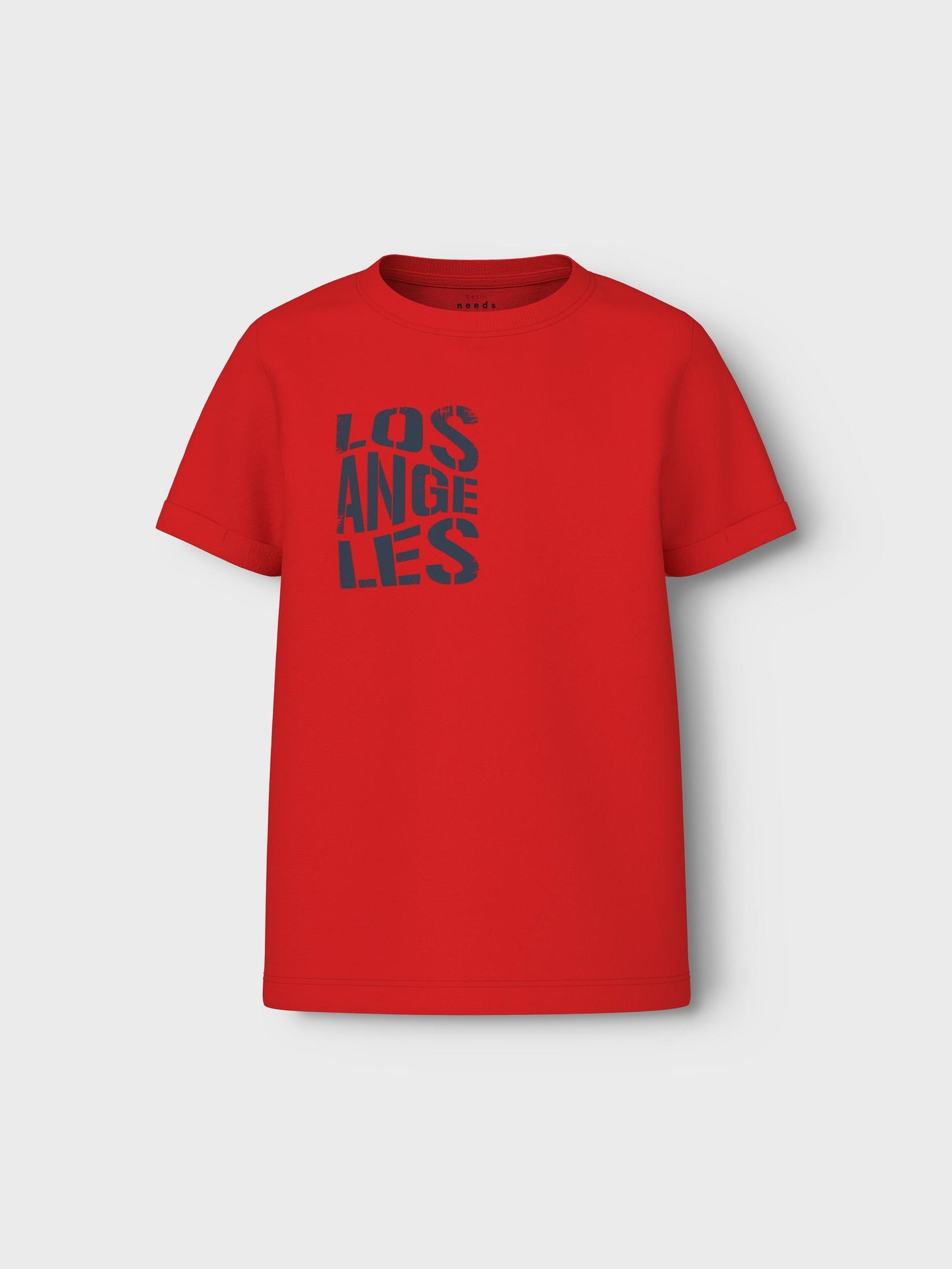 T-Shirt Name It Nkmvux Ss Top FIERY RED