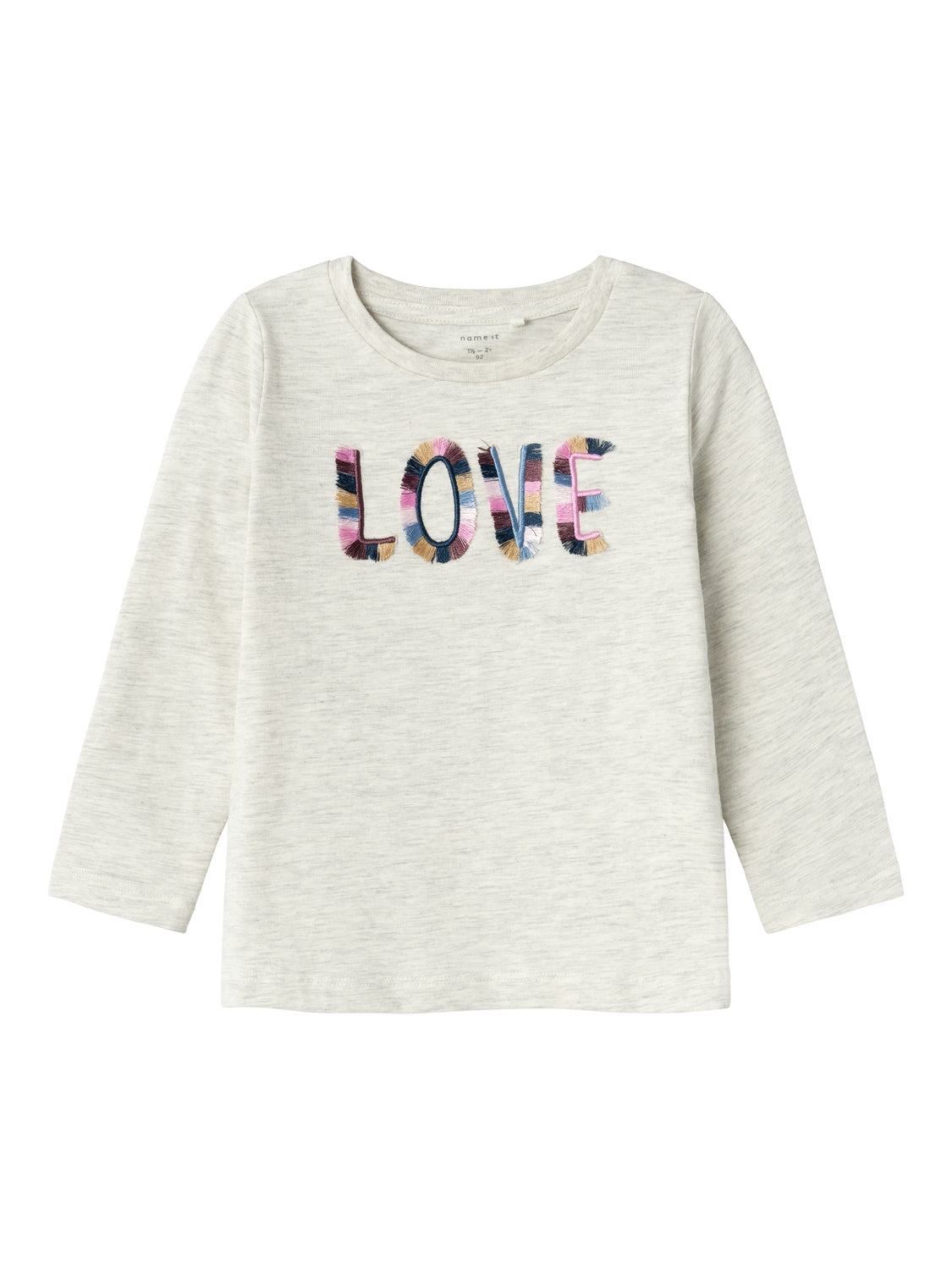 T-shirt Name It NMFLINNY LS TOP PEYOTE MELANGE