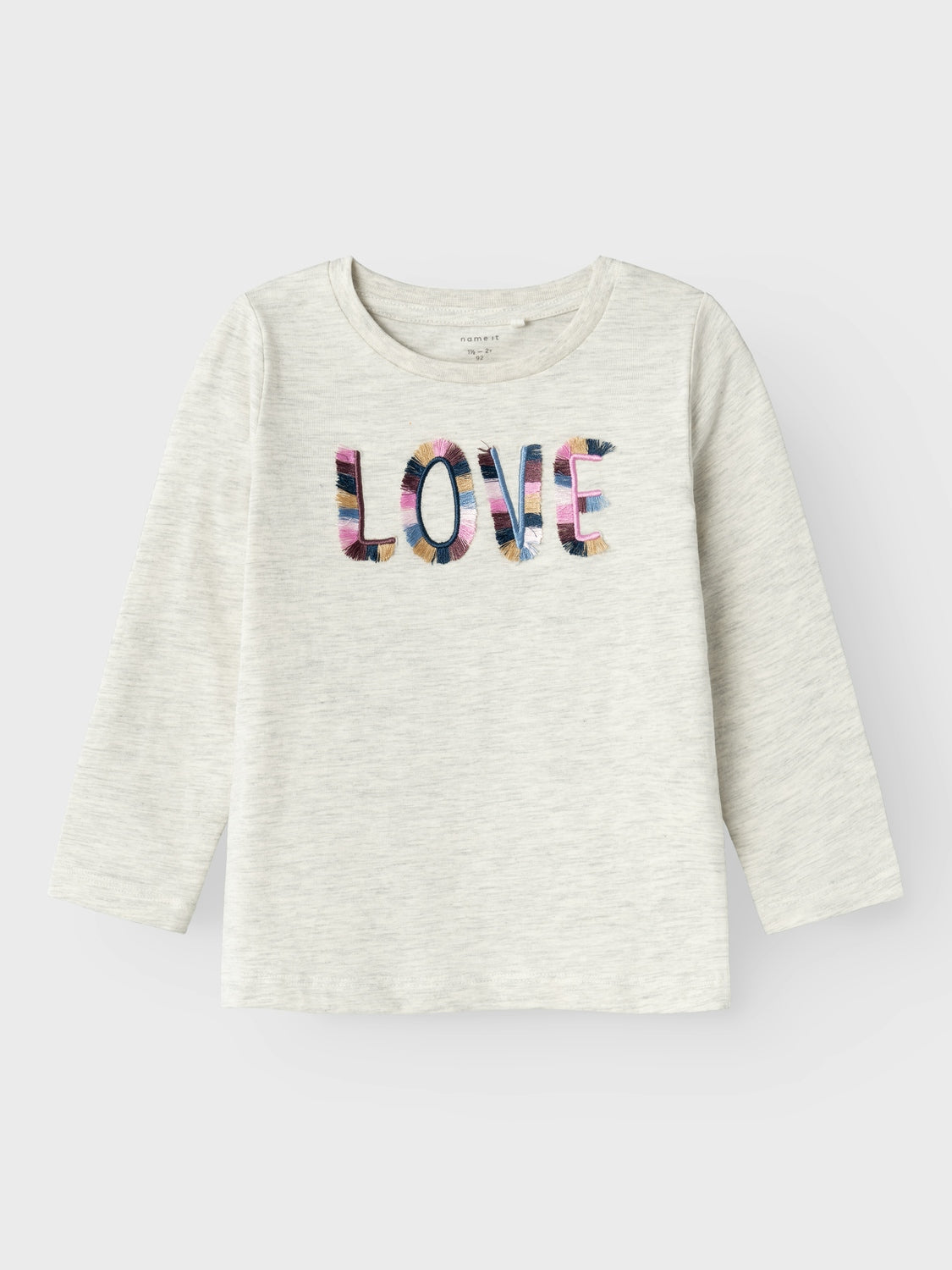 T-shirt Name It NMFLINNY LS TOP PEYOTE MELANGE