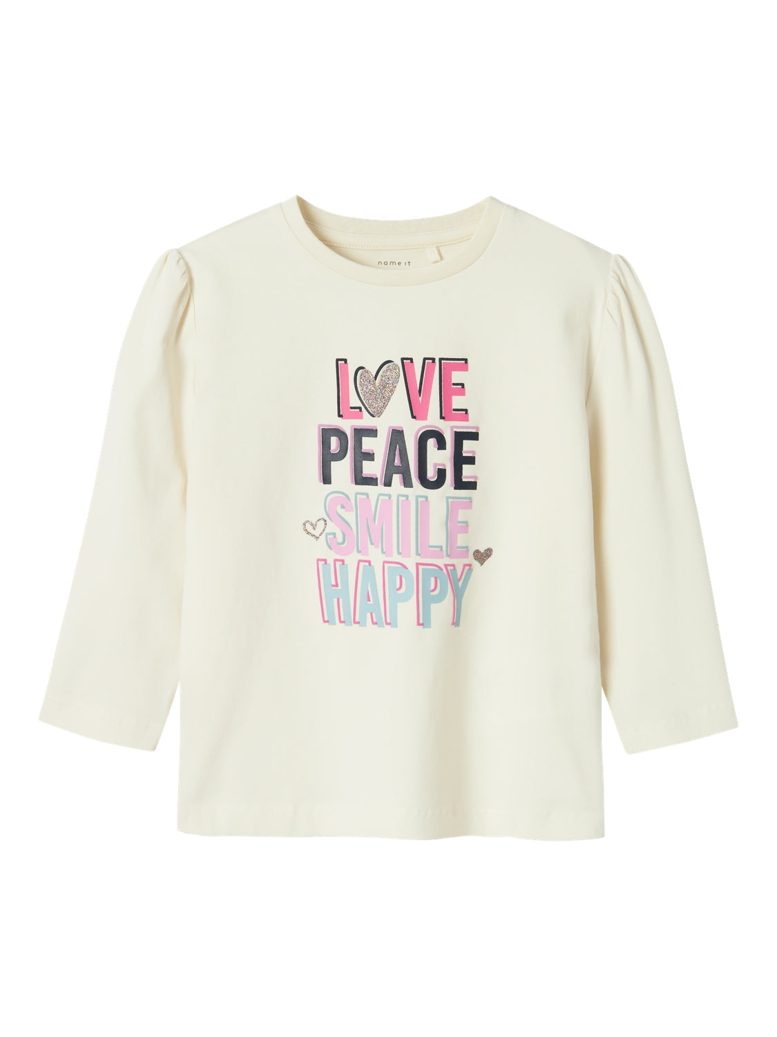 T-shirt Name It NMFNEMMY LS TOP JET STREAM