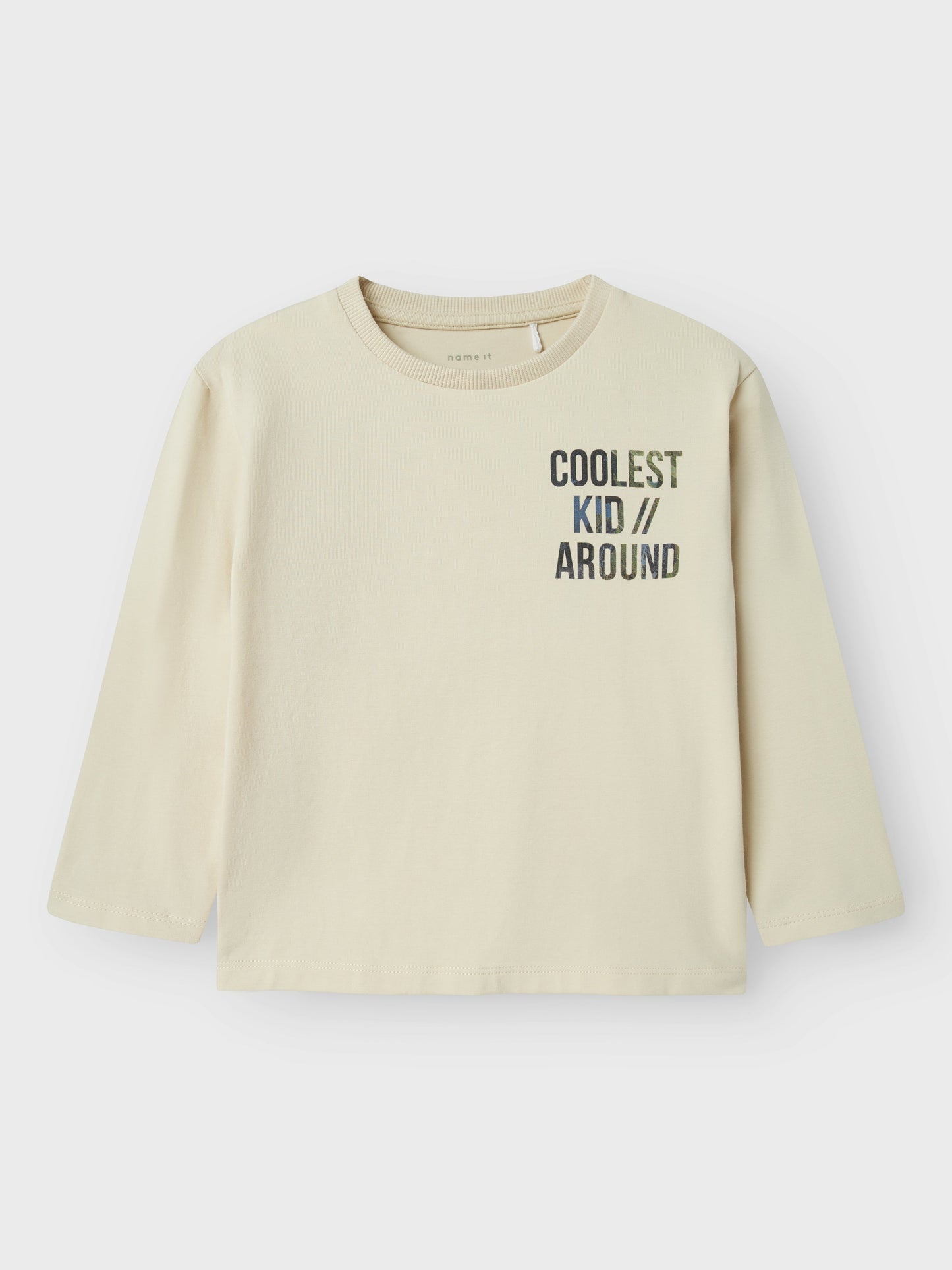 T-shirt Name It NMMOJVER NREG LS TOP SUMMER SAND