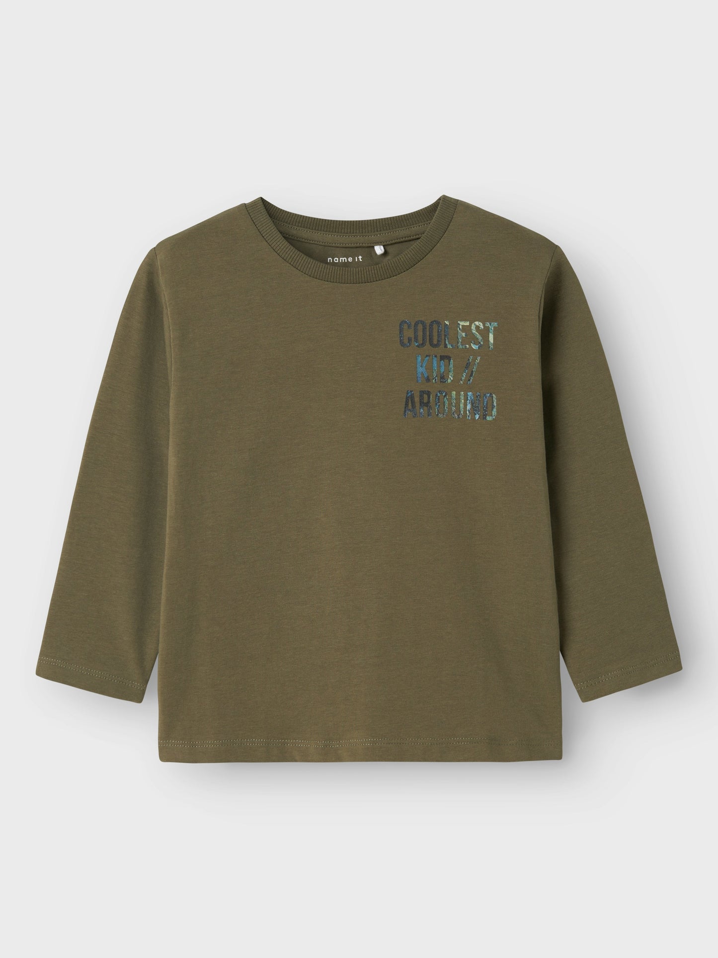 T-shirt Name It NMMOJVER NREG LS TOP TEA LEAF