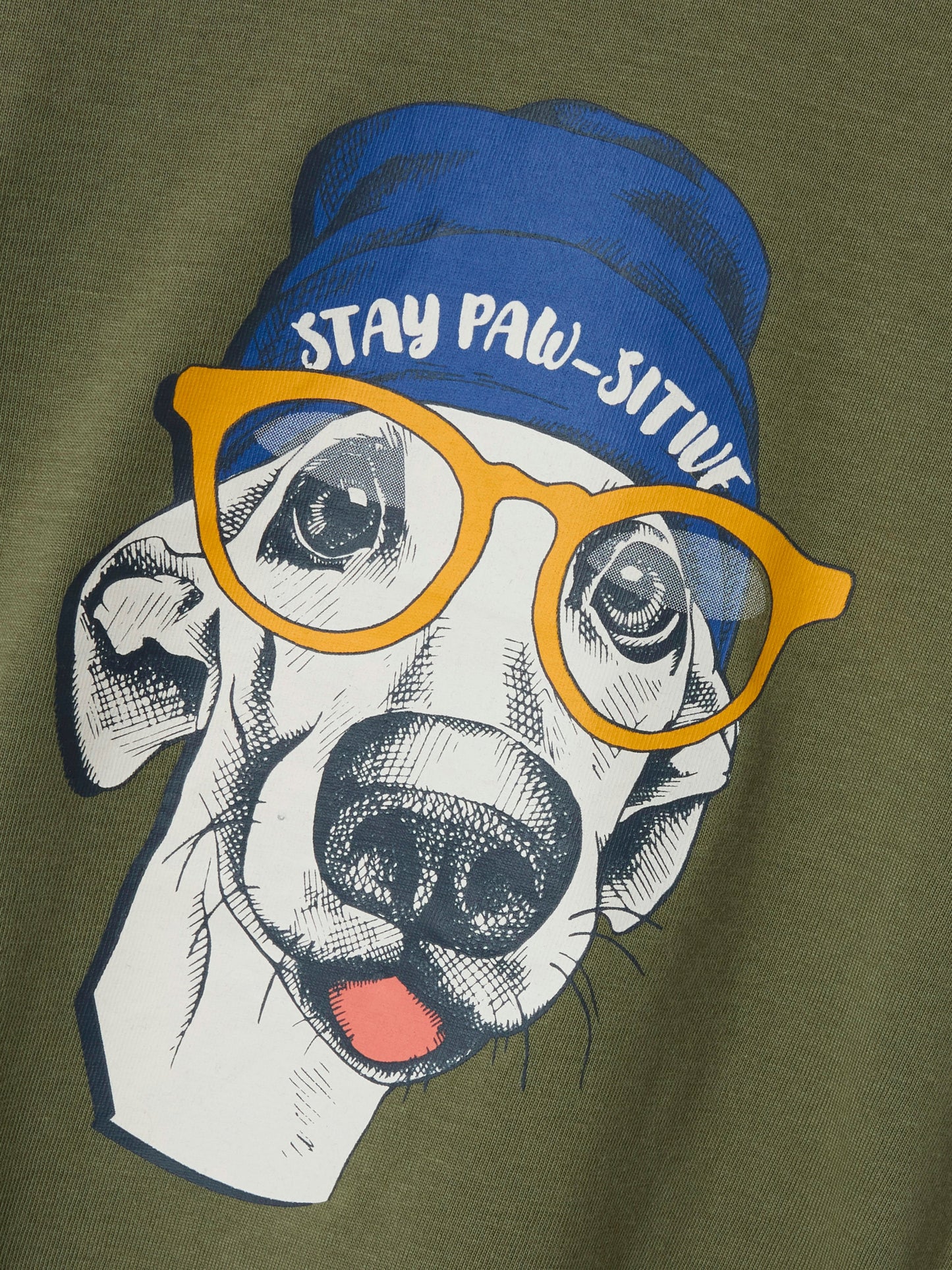 T-shirt Name It NMMORINDO LS TOP PB DEEP LICHEN GREEN