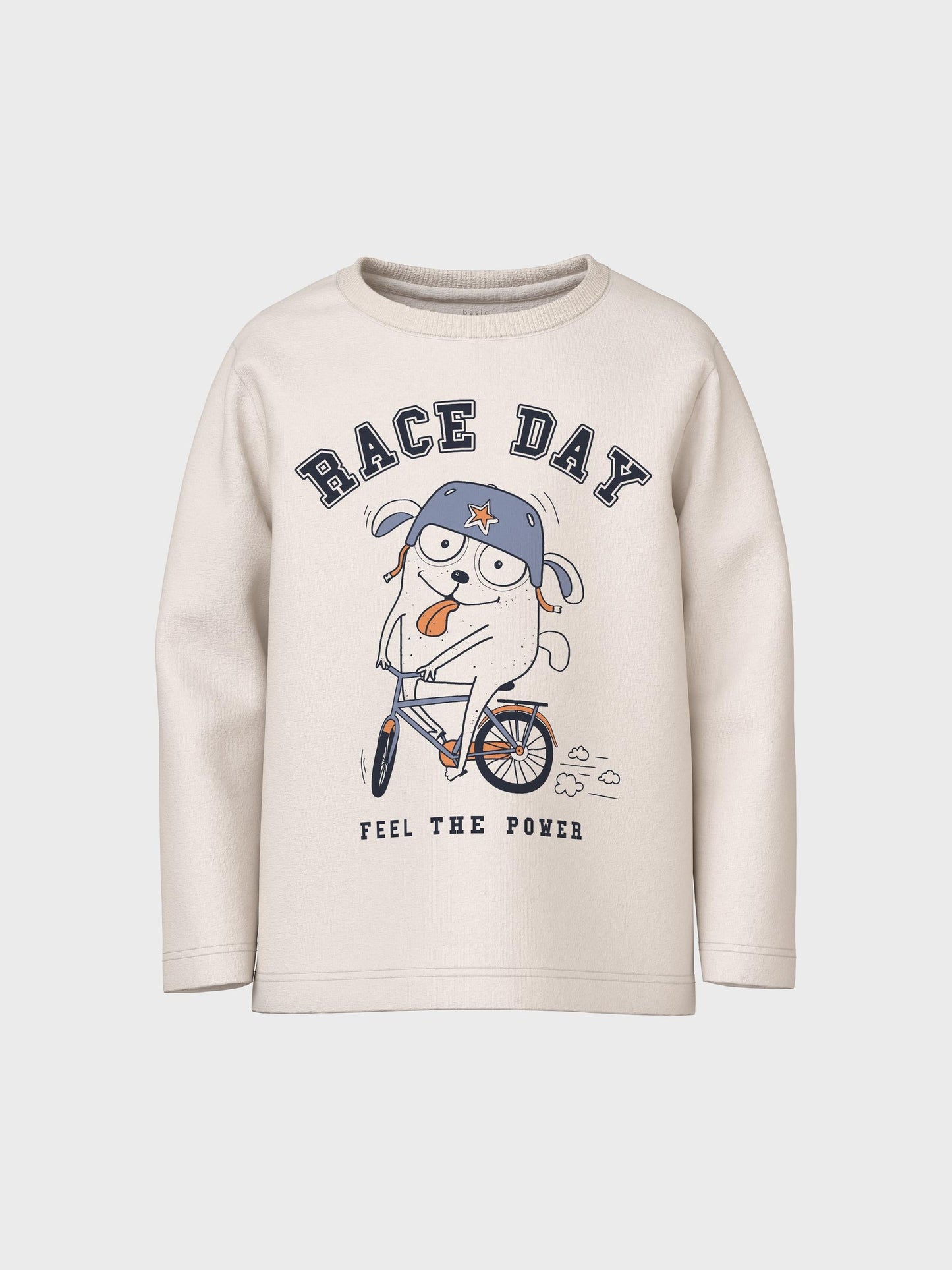 T-Shirt Name It Nmmvagno Ls Loose Top JET STREAM