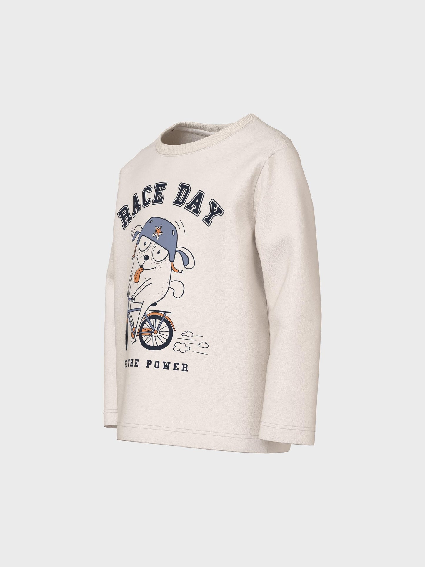 T-Shirt Name It Nmmvagno Ls Loose Top JET STREAM