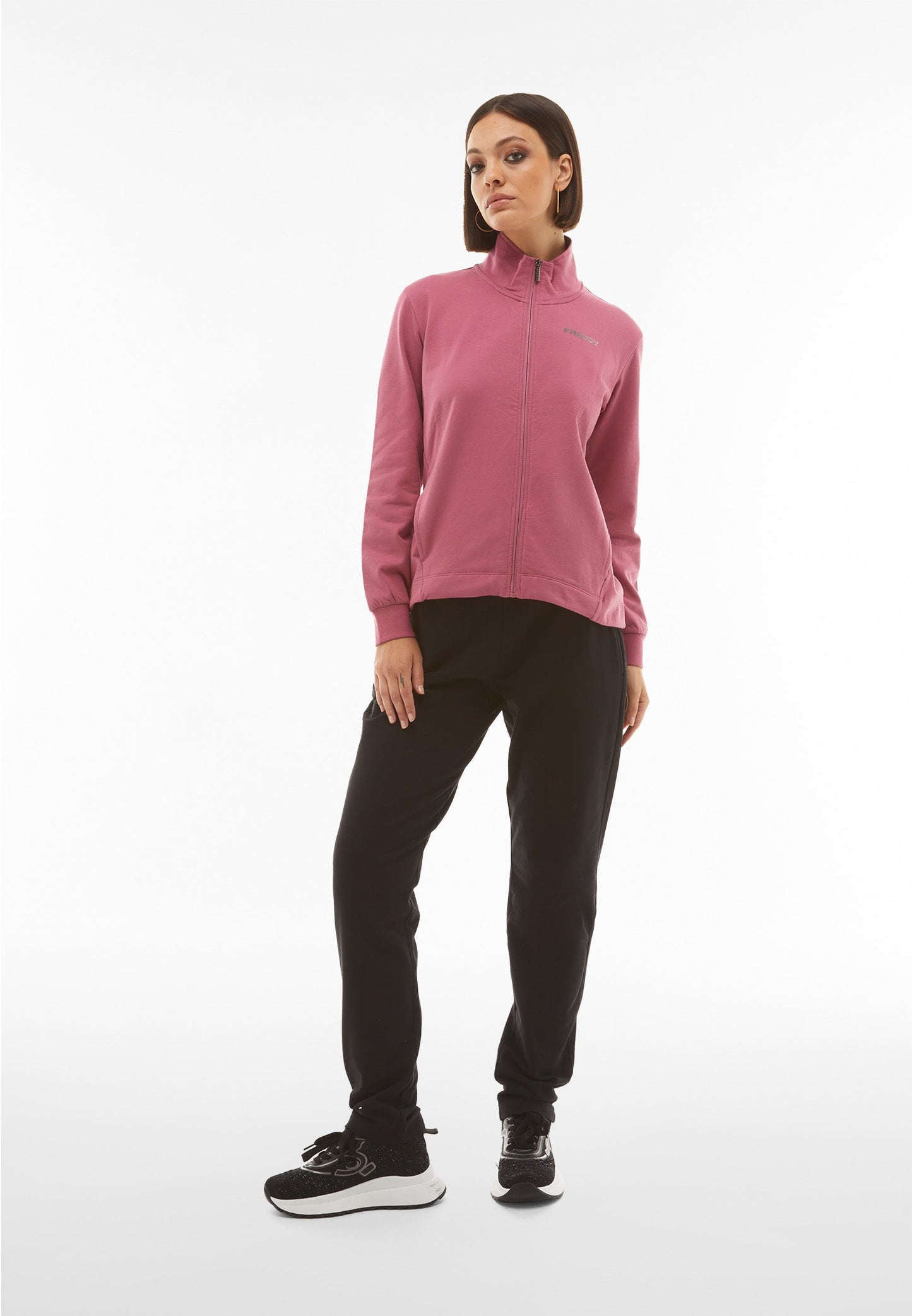 Tuta Freddy TRACKSUITS EVOLUTION Rosa MALAGA BLACK-F93N