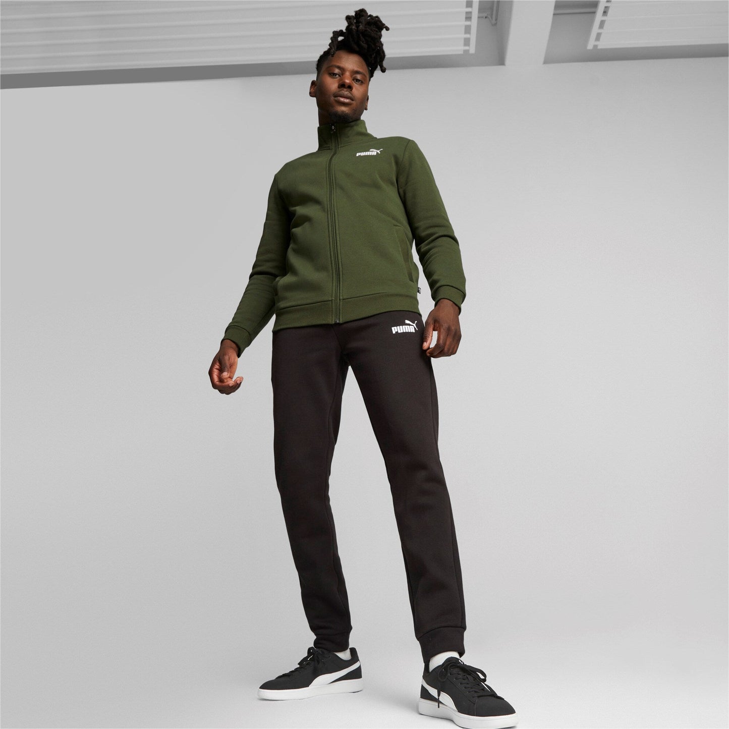 Tuta Puma Clean Sweat Suit FL Verde GREEN