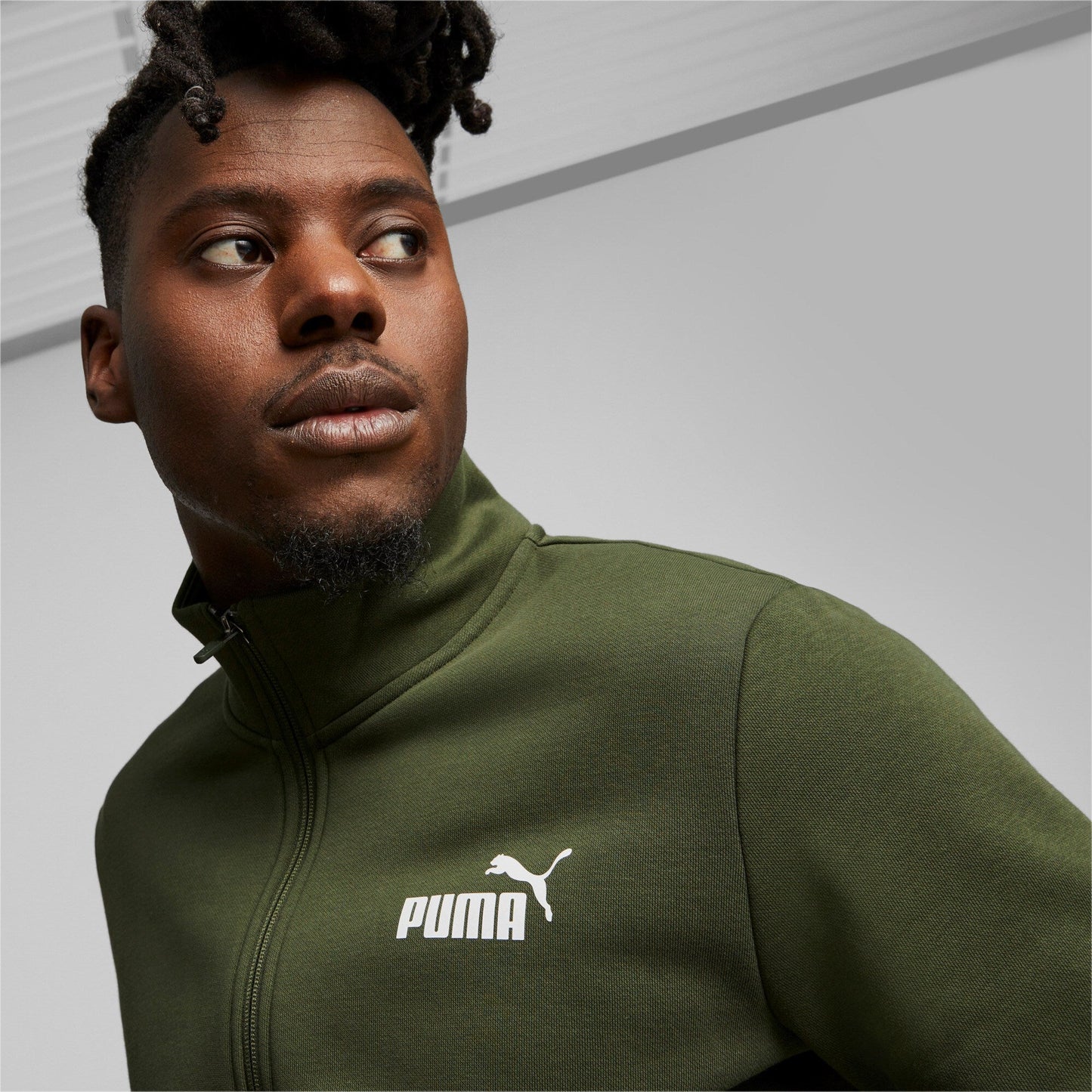 Tuta Puma Clean Sweat Suit FL Verde GREEN