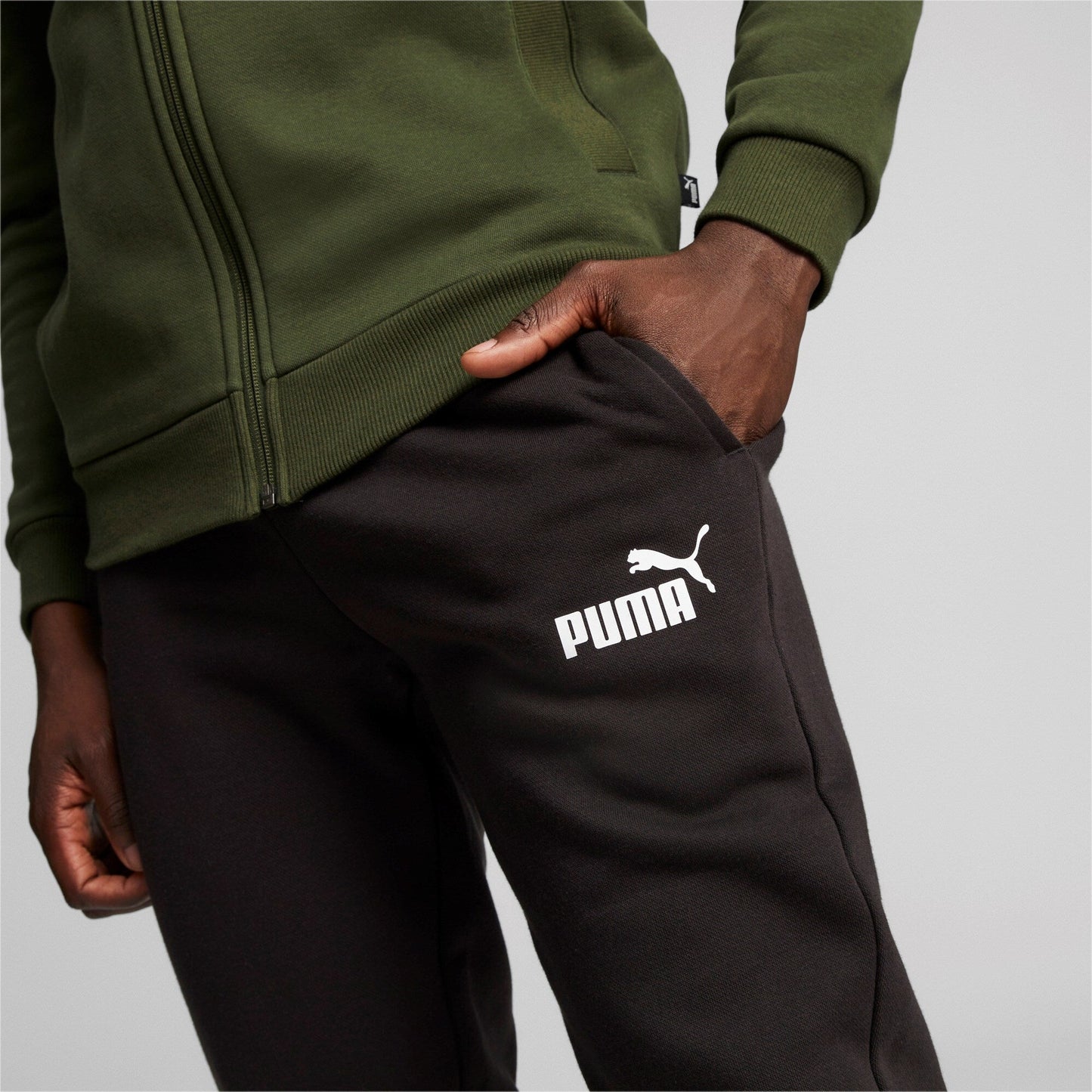 Tuta Puma Clean Sweat Suit FL Verde GREEN