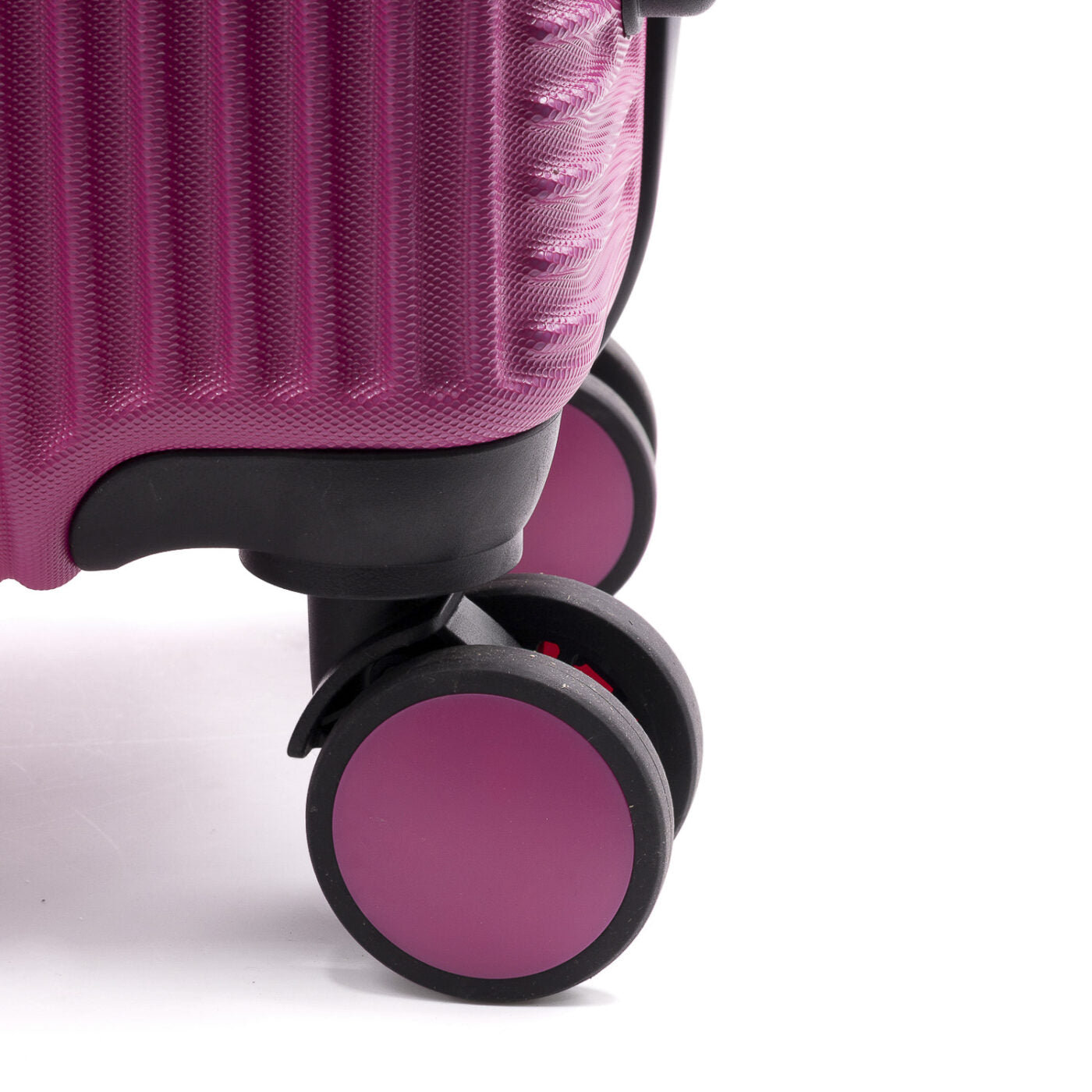 Valigia ADVENTURE Trolley Roccobarocco Nera 55x38x20 Piccola FUXIA
