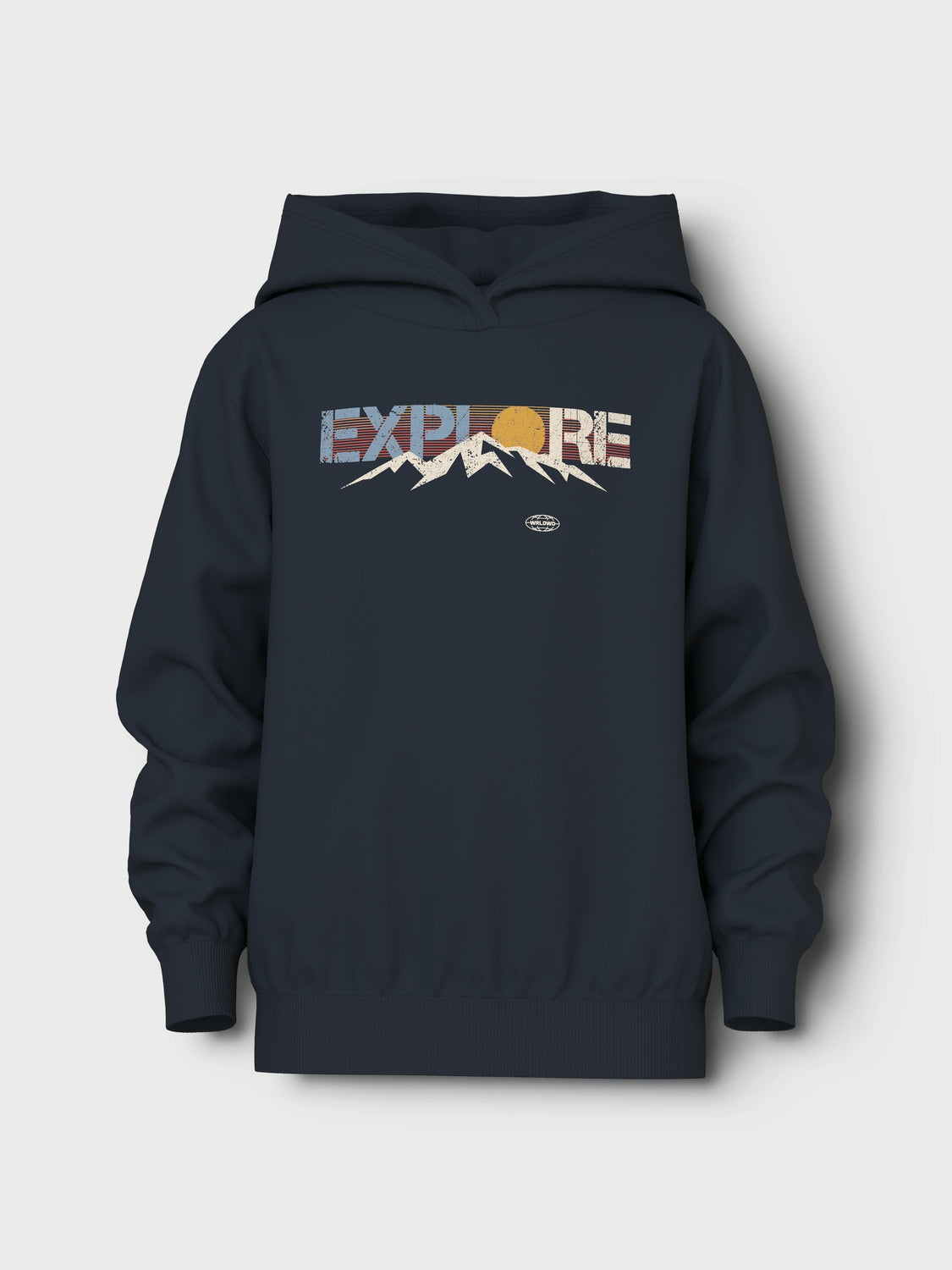 Felpa Name It NKMVILDAR LS SWEAT BOX BRU DARK SAPPHIRE