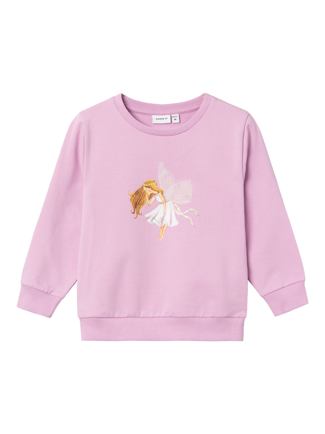 Felpa Name It NMFLULLA LIGHT SWEAT UNB PASTEL LAVENDER