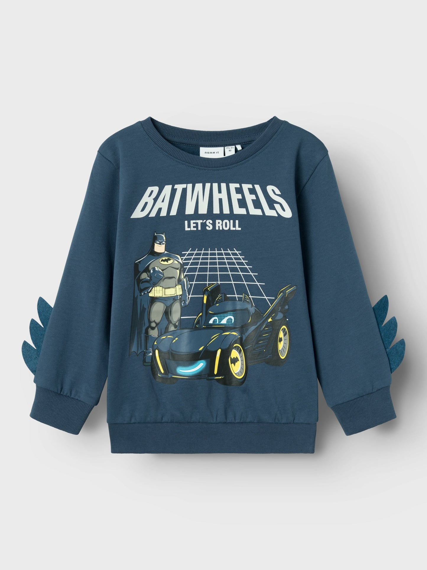 Felpa Name It NMMJUICE BATWHEELS SWEAT BRU NOOS WAB DARK DENIM