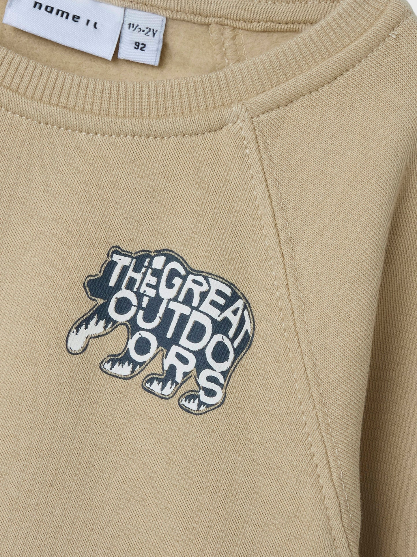 Felpe Name It NMMOBANNO LS LOOSE SWEAT BRU PB IRISH CREAM