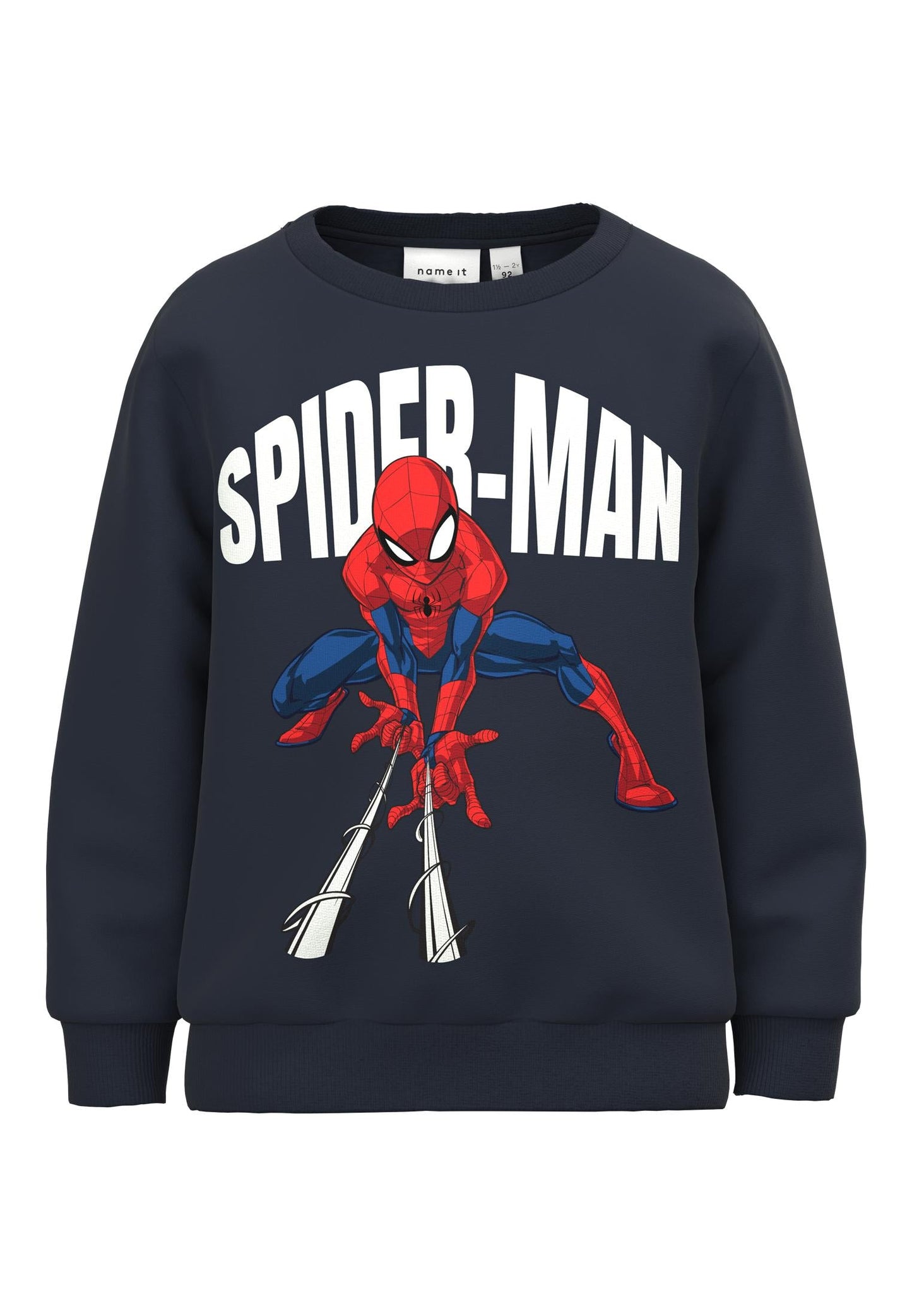 Felpa Name It Nmmjox Spiderman Sweat Bru Noos Mar DARK SAPPHIRE