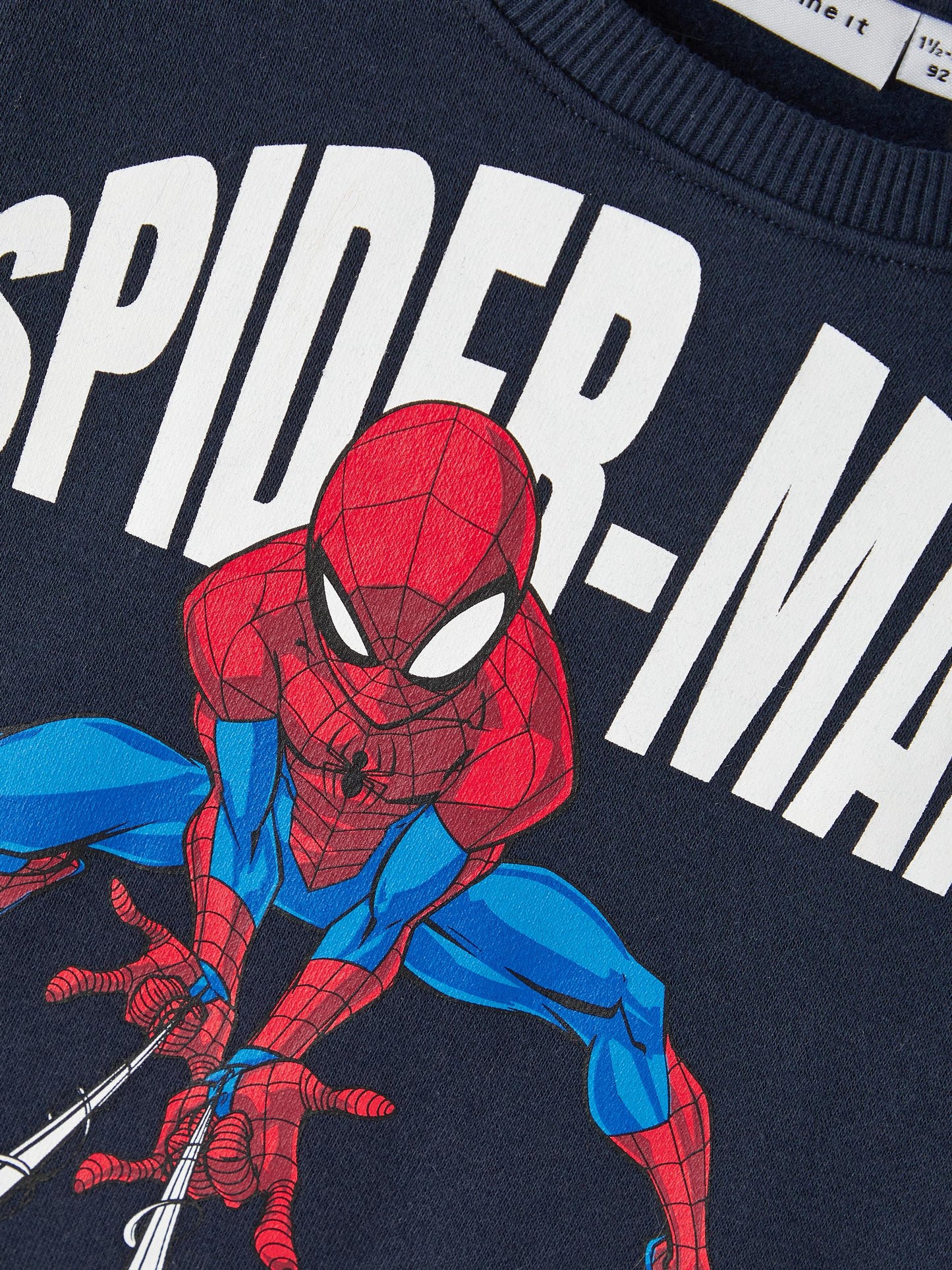 Felpa Name It Nmmjox Spiderman Sweat Bru Noos Mar DARK SAPPHIRE