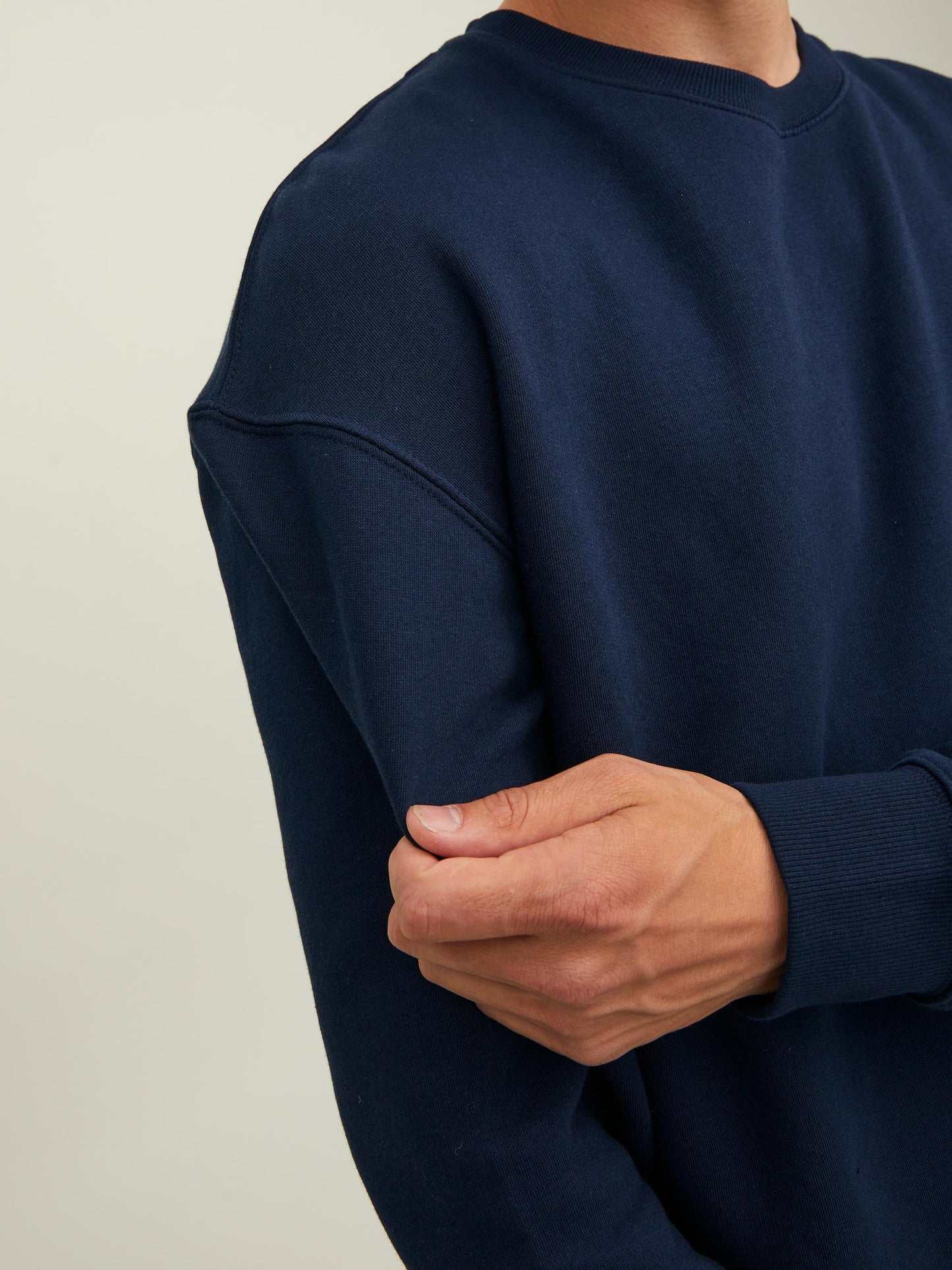 Felpa Jack E jones JJESTAR BASIC SWEAT CREW NECK NOOS NAVY BLAZER