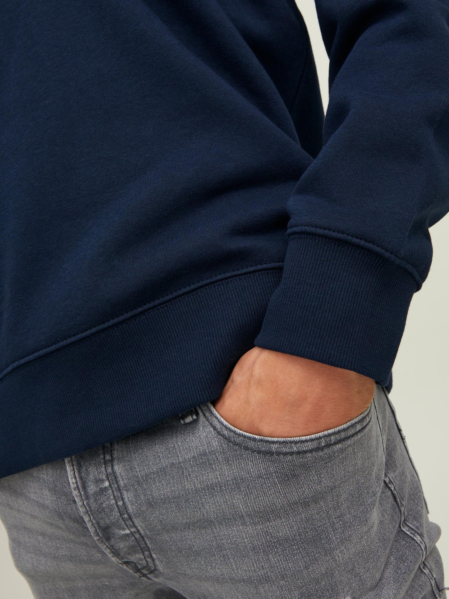 Felpa Jack E jones JJESTAR BASIC SWEAT CREW NECK NOOS NAVY BLAZER