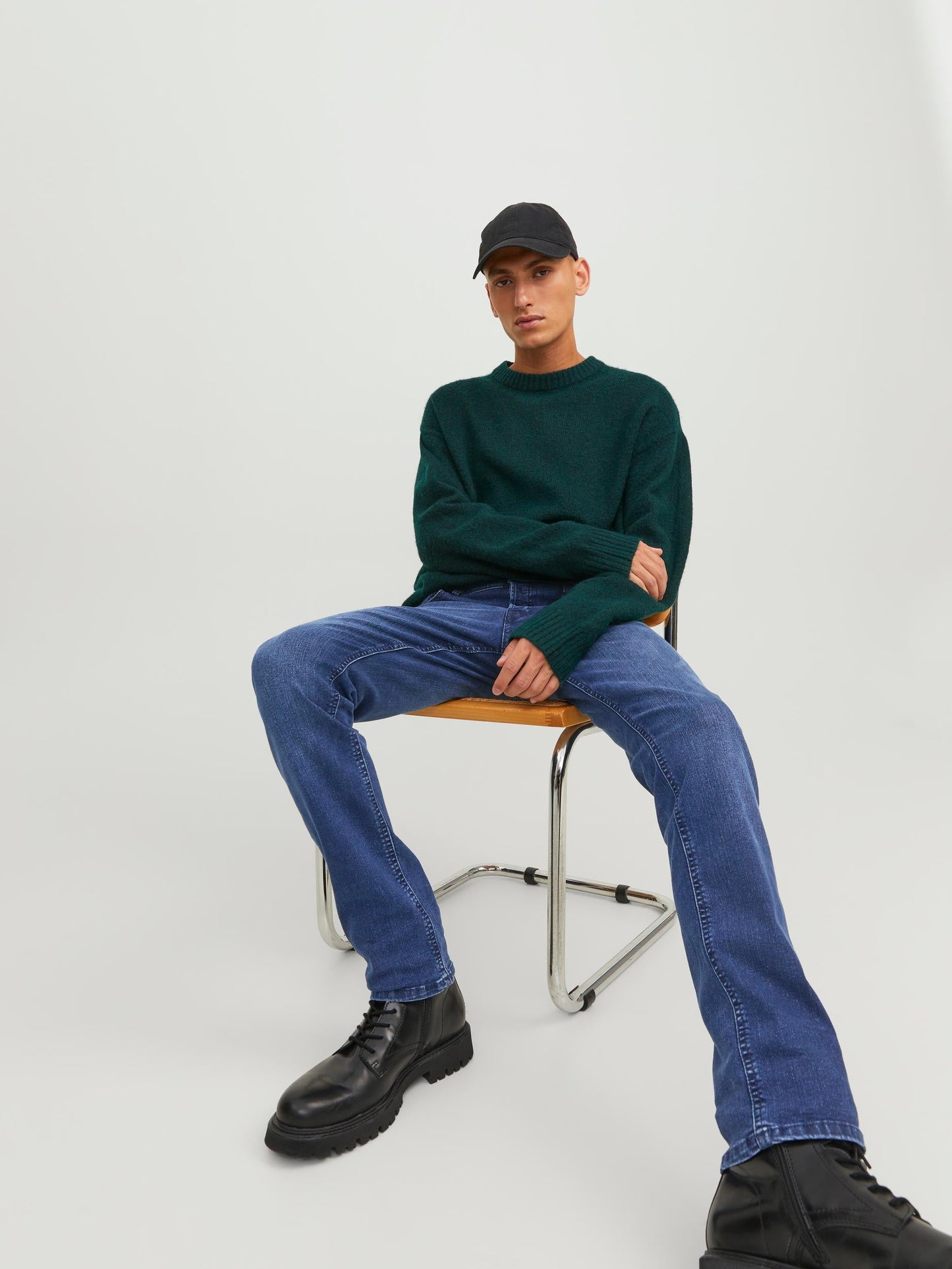 Jeans Jack E Jones JJIGLENN JJORIGINAL SQ 350 BLUE DENIM