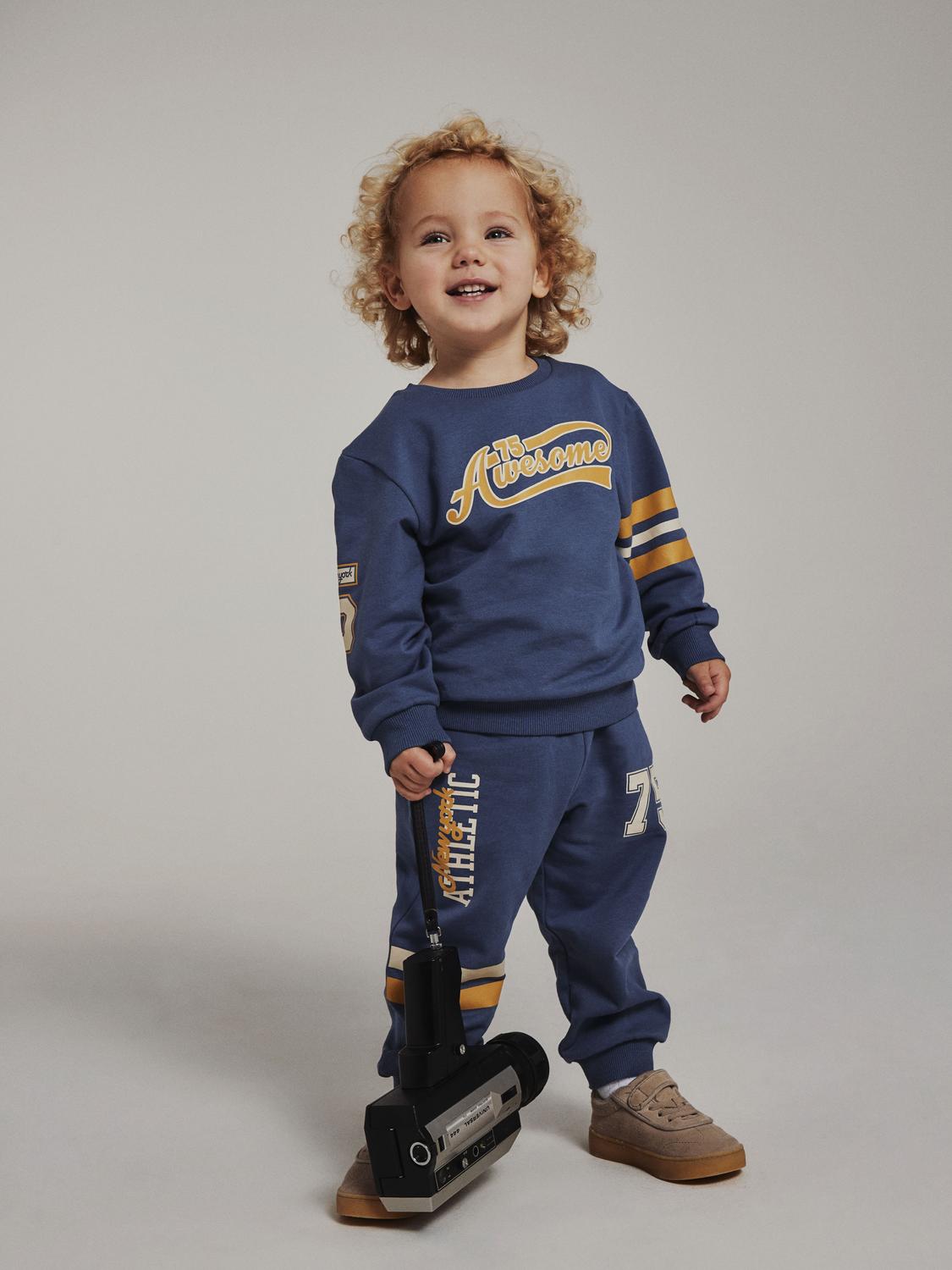 Pantaloni Name It NMMNIKLAS NREG SWEAT PANT BERING SEA