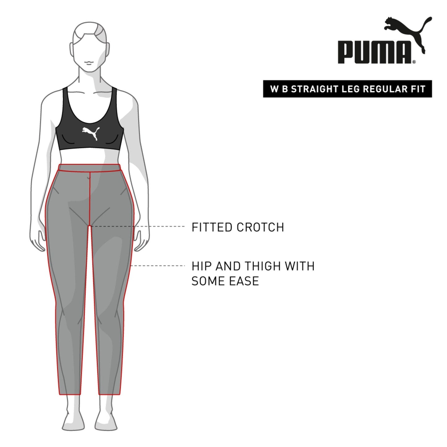 Pantatuta Puma Sweatpants TR BLACK