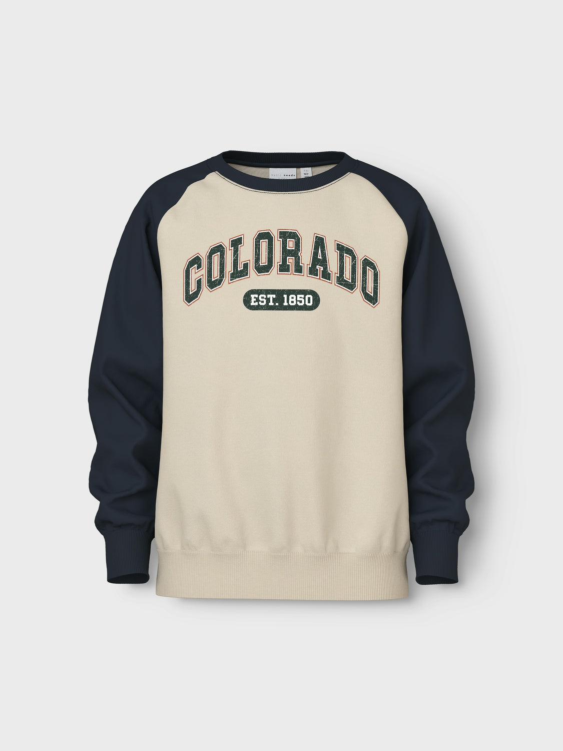 Felpa Name It NKMVILDAR LS SWEAT BOX BRU SUMMER SAND