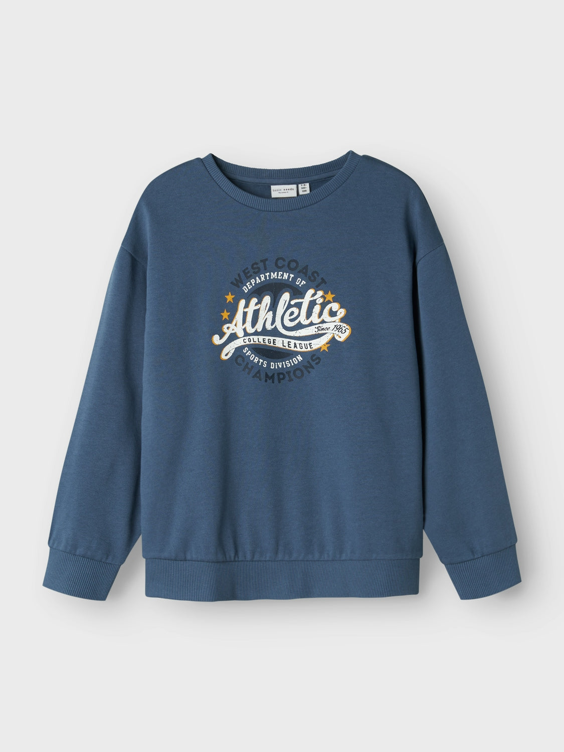 Felpa Name It NKMVILDAR LS SWEAT BOX BRU BERING SEA