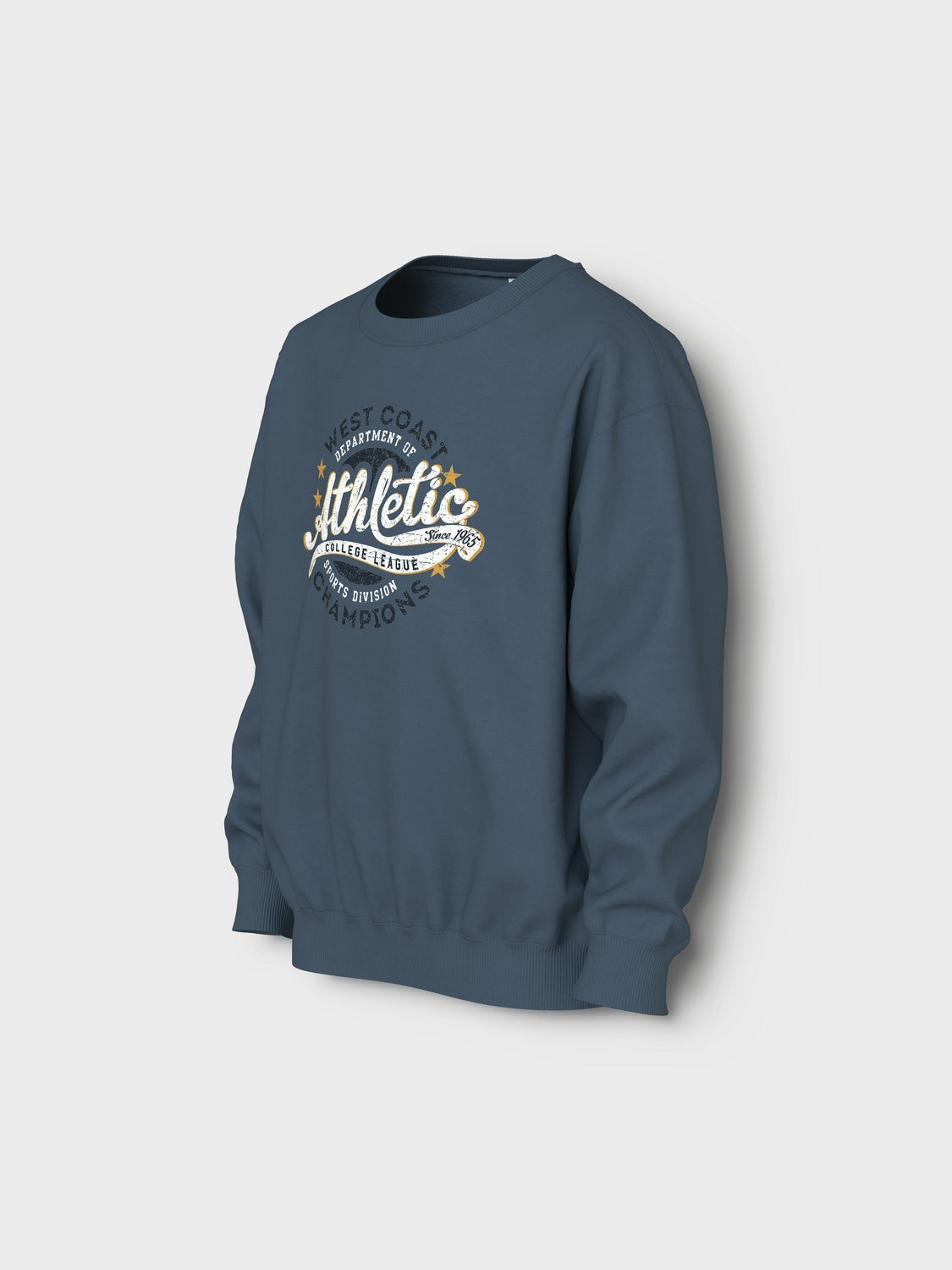 Felpa Name It NKMVILDAR LS SWEAT BOX BRU BERING SEA