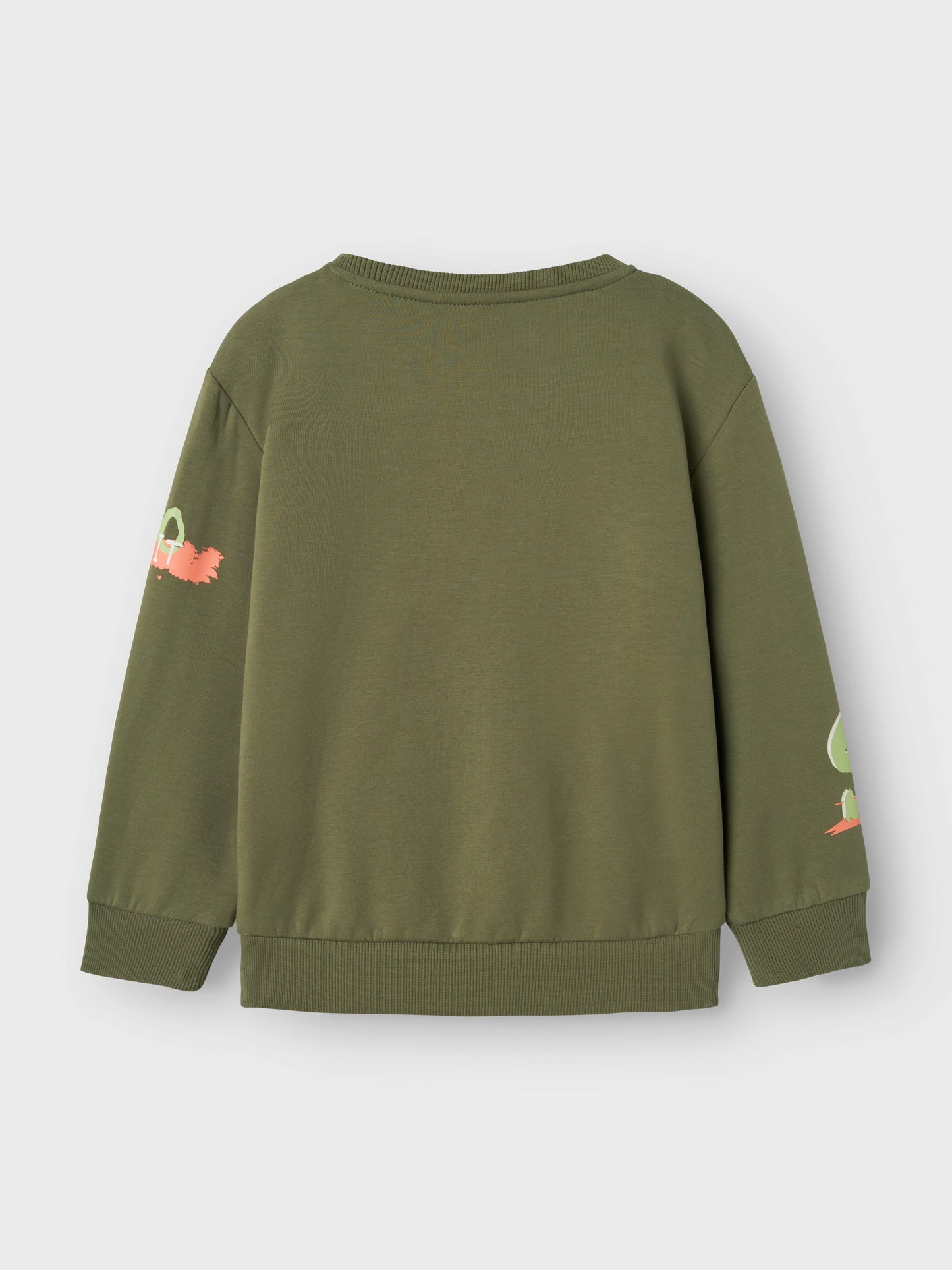 Felpa Name ItNMMNOLE NREG SWEAT BOX BRU DEEP LICHEN GREEN