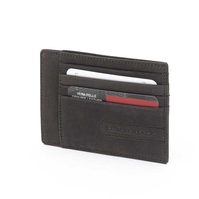 Portacarte Lumberjack Casual BROWN