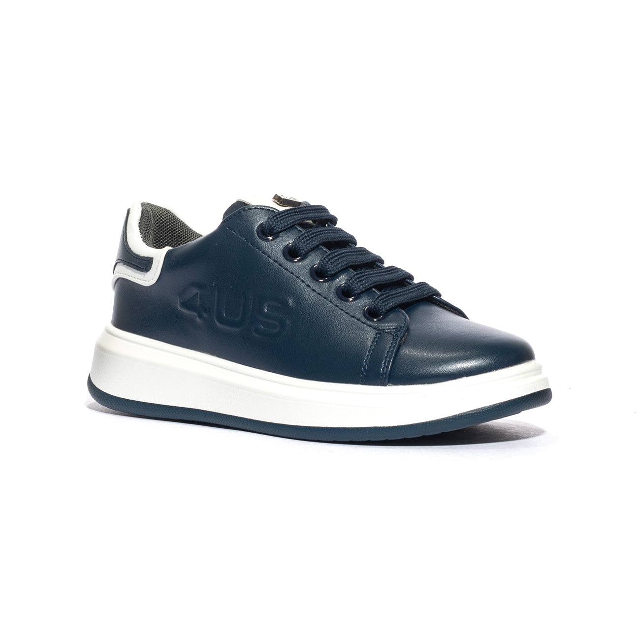 Sneakers 4us 43050 Bianche BLU WHITE