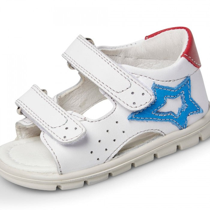 FALCOTTO 0011501051-01-1N10 WHITE-RED-PLUS Sandali Bambino