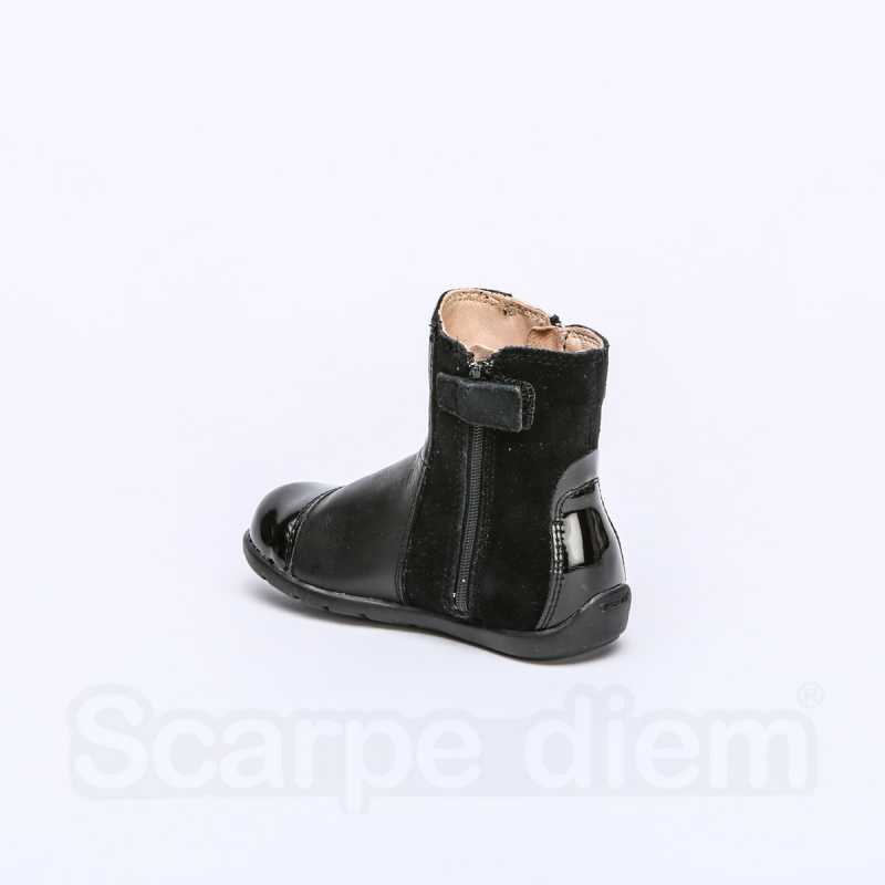 GEOX B6451C BLACK BEIGE Stivaletti Bambina