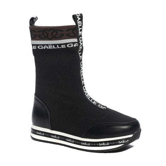 GAELLE G1116 BLACK BROWN Sneakers Donna