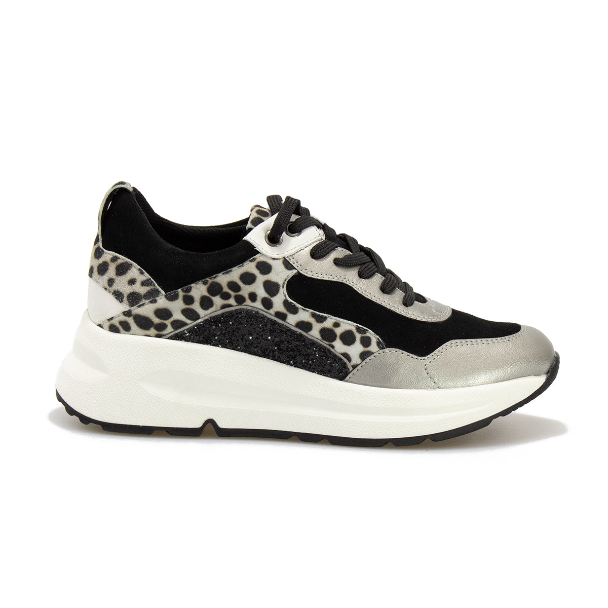 GEOX D16FLBBLACK OFF WHITE