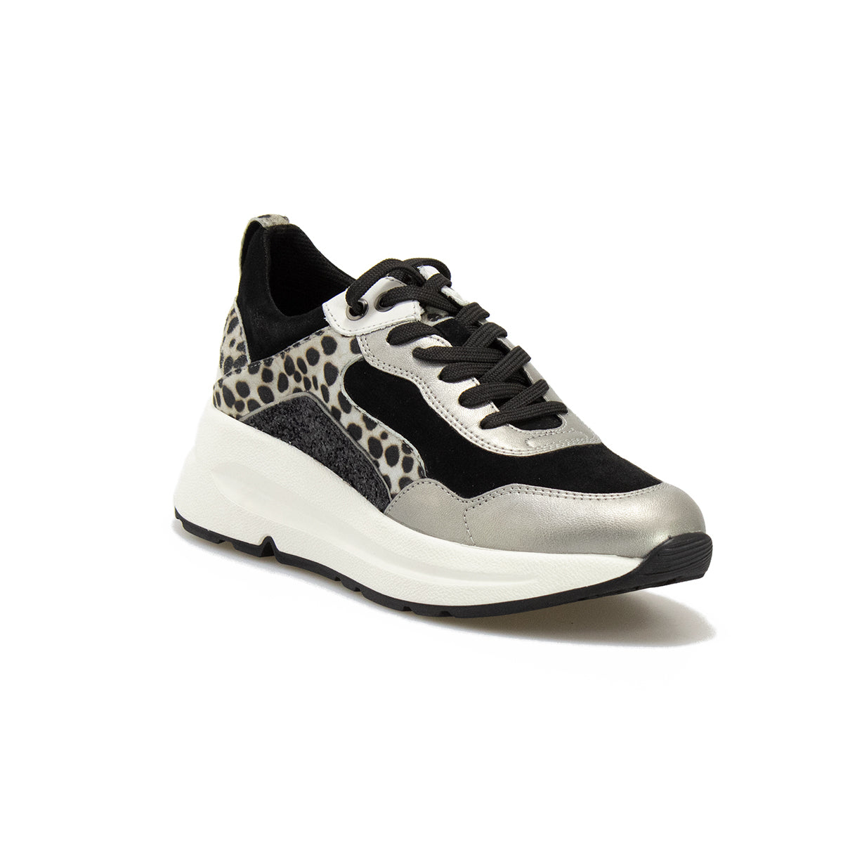 GEOX D16FLBBLACK OFF WHITE