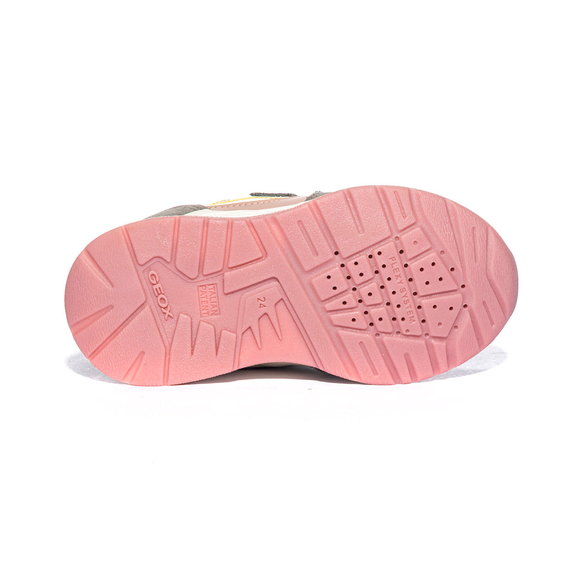 GEOX B364XB LT GREY PINK C1296 Sneakers Bambina