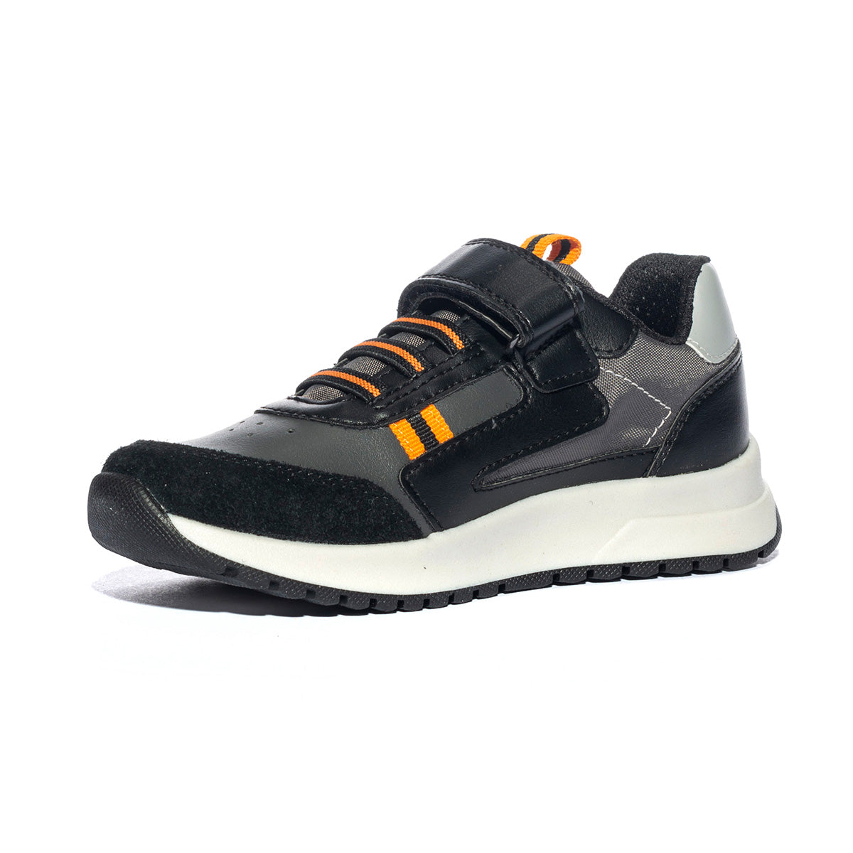 GEOX J36GMABLACK ORANGE C0038