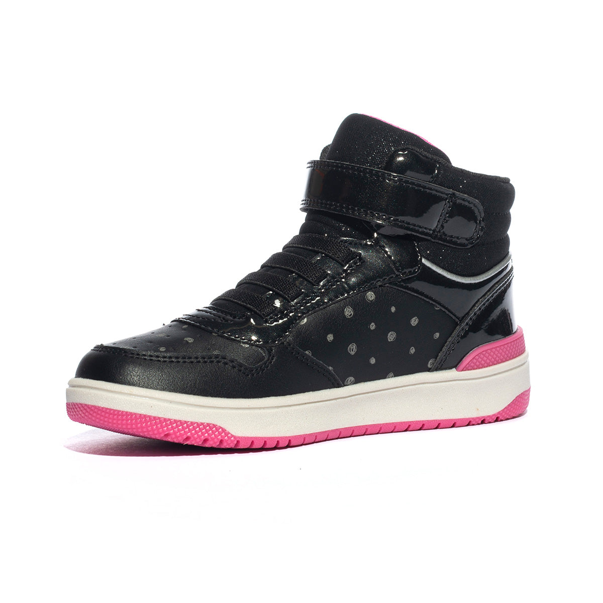 GEOX J36HXABLACK FUCHSIA C0922