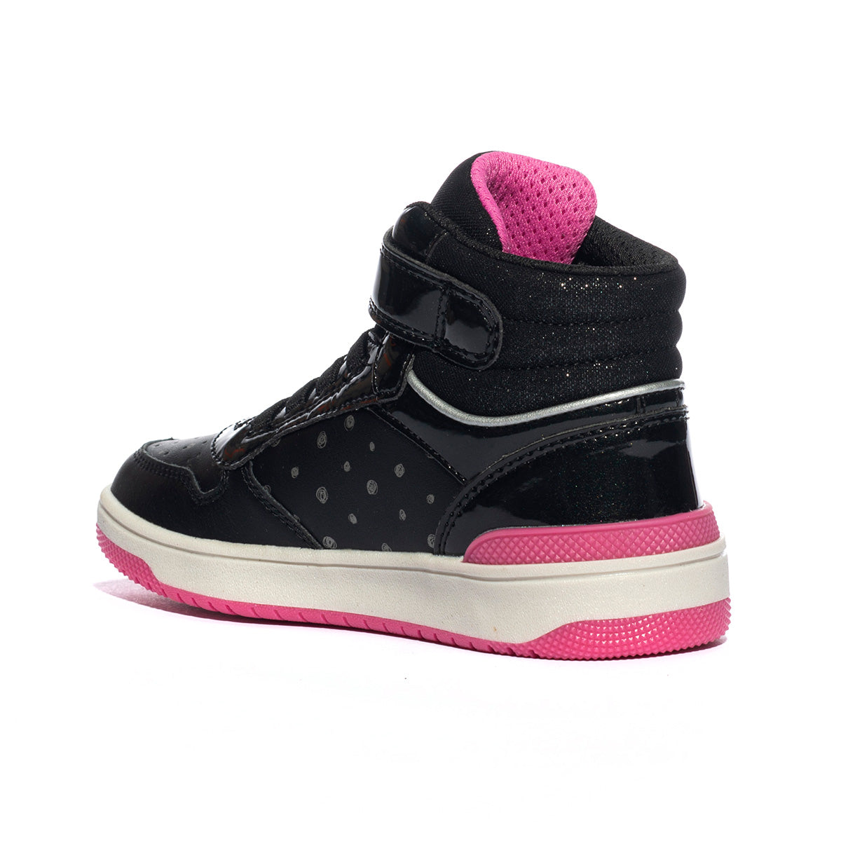 GEOX J36HXABLACK FUCHSIA C0922